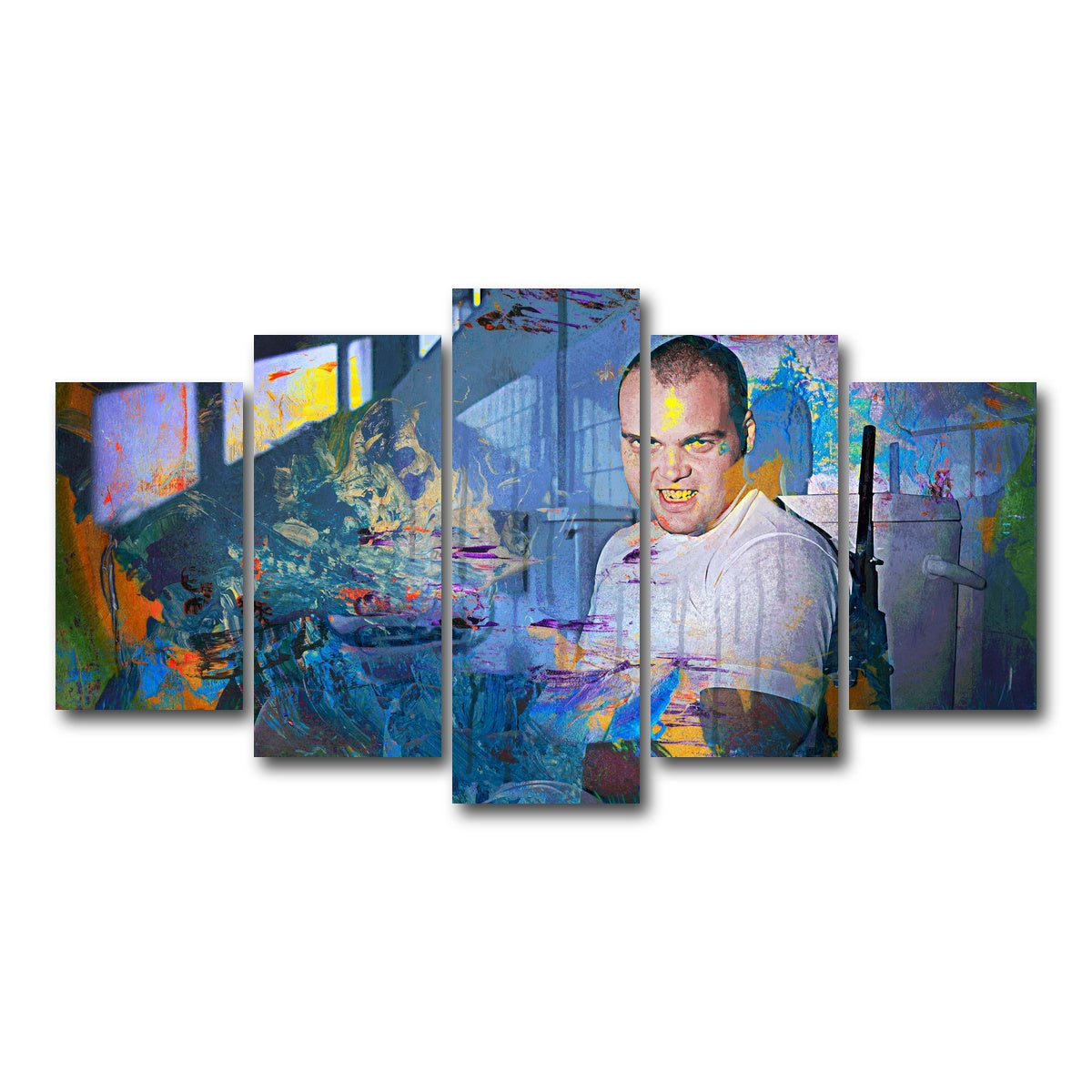 AUTO-MOCKUP WHITE | Private Pyle - Full Metal Jacket | 5 Piece | Gallery Wrap Canvas | group=5_normal