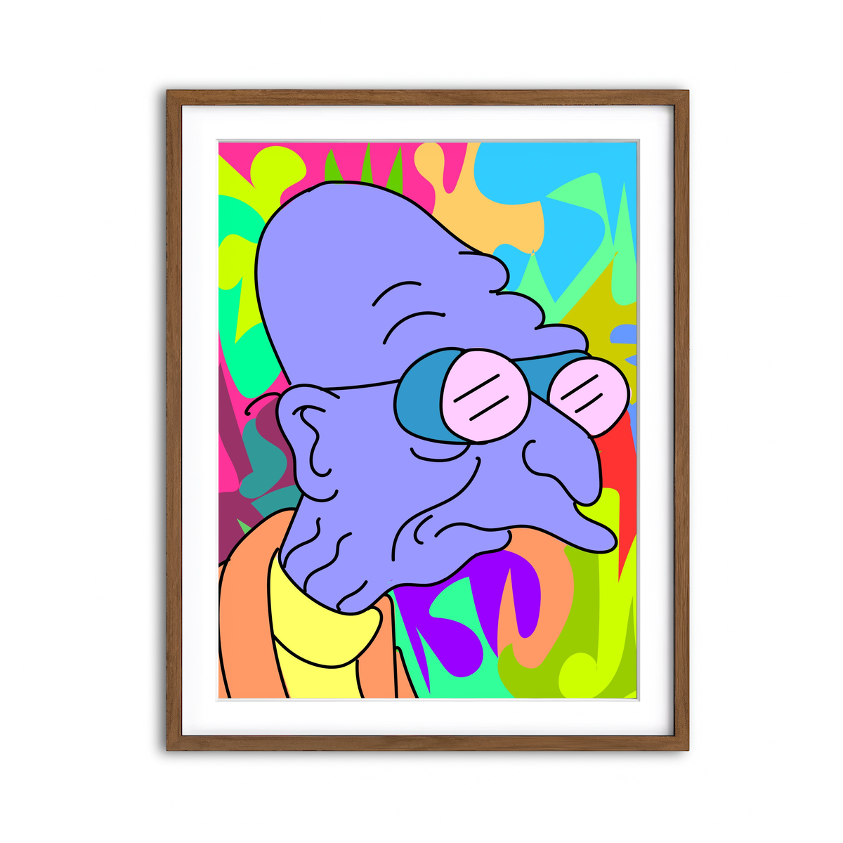 Framed Print 3x4 Walnut