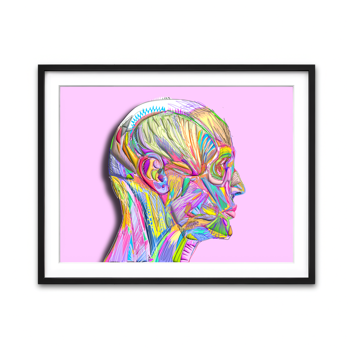 Framed Print 4x3 Black