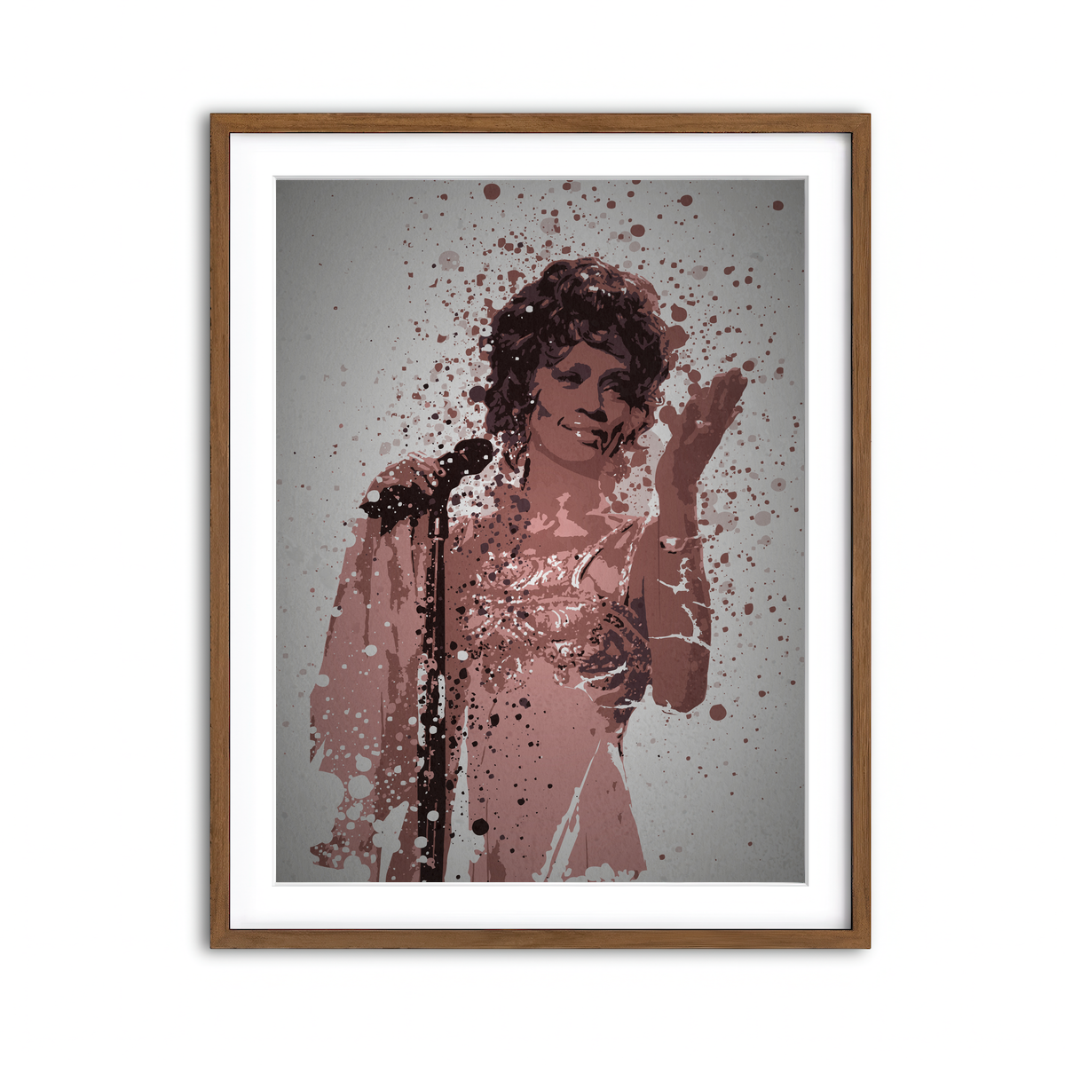 Framed Print 3x4 Walnut