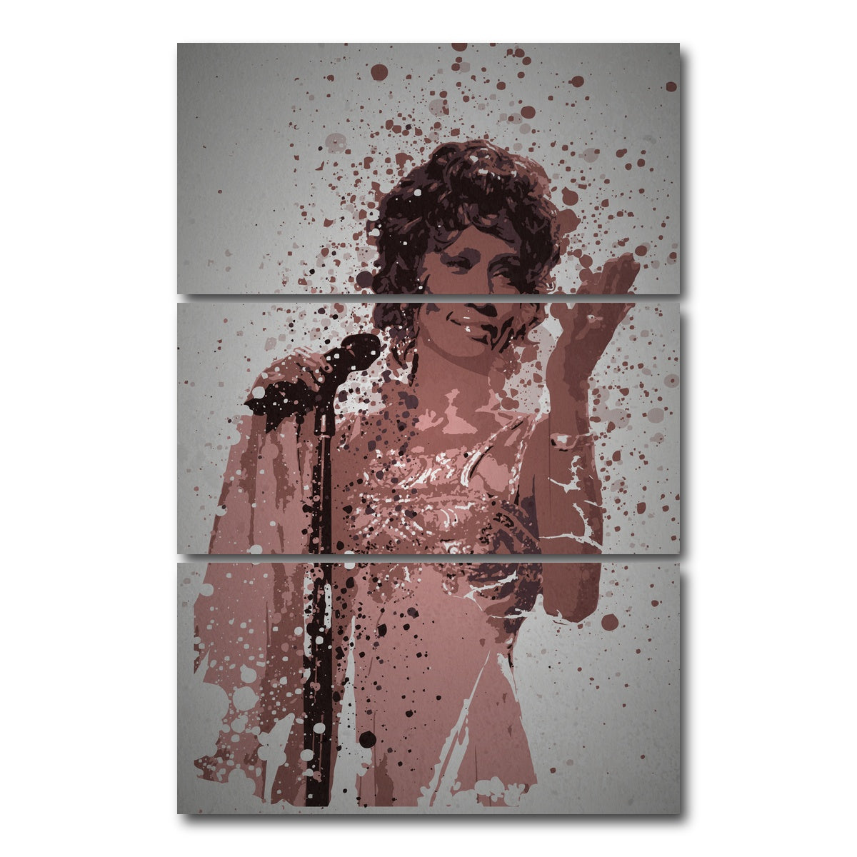 AUTO-MOCKUP WHITE | Prom Queen of Soul | 3 Piece | Gallery Wrap Canvas | group=12x24_stacked