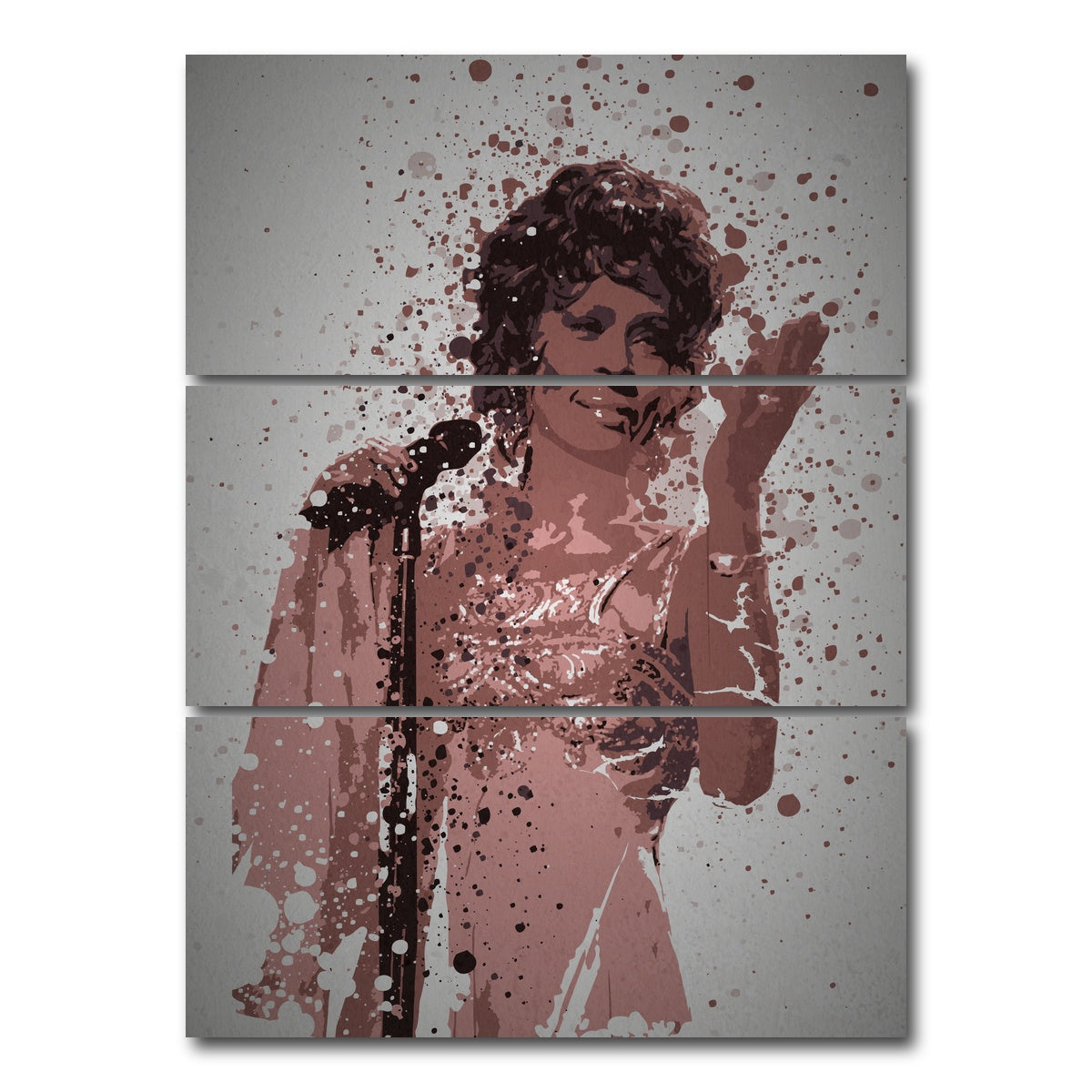 AUTO-MOCKUP WHITE | Prom Queen of Soul | 3 Piece | Gallery Wrap Canvas | group=8x18_stacked