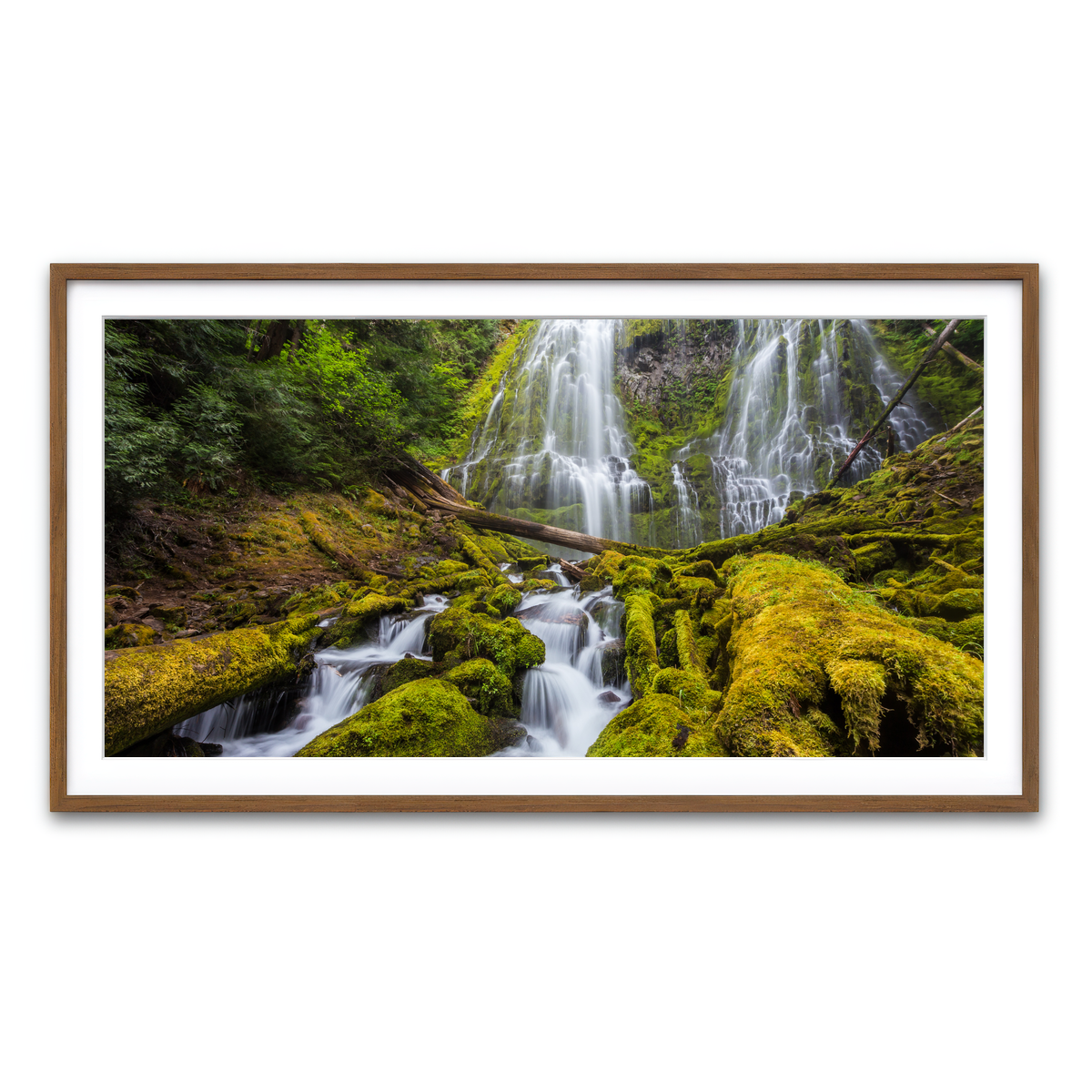 Framed Print 2x1 Walnut