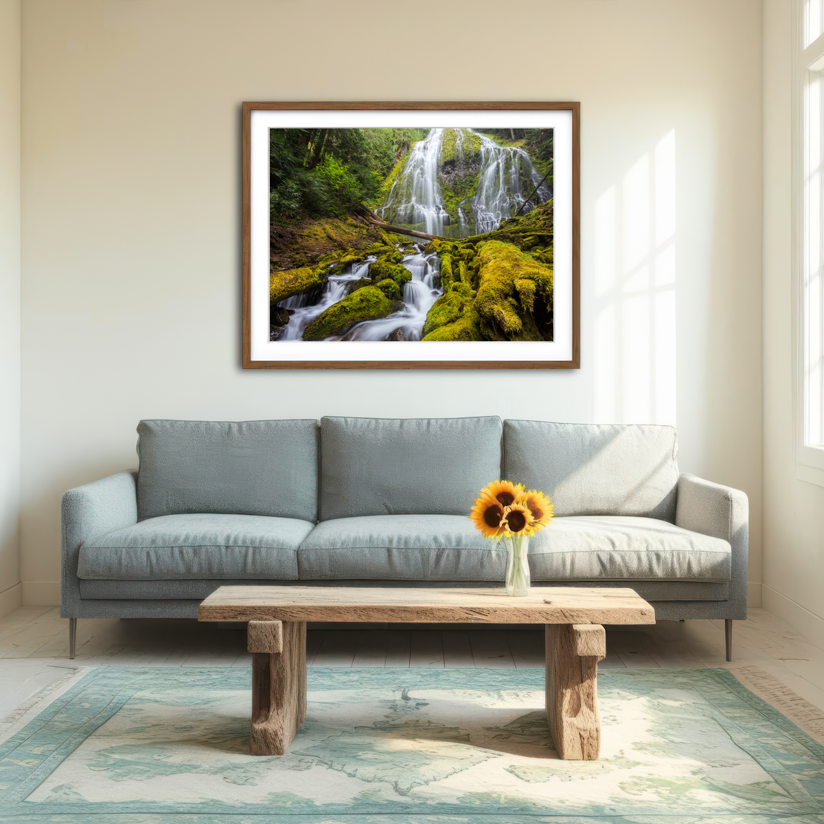 AUTO-MOCKUP ROOM | Proxy Falls Wall Art