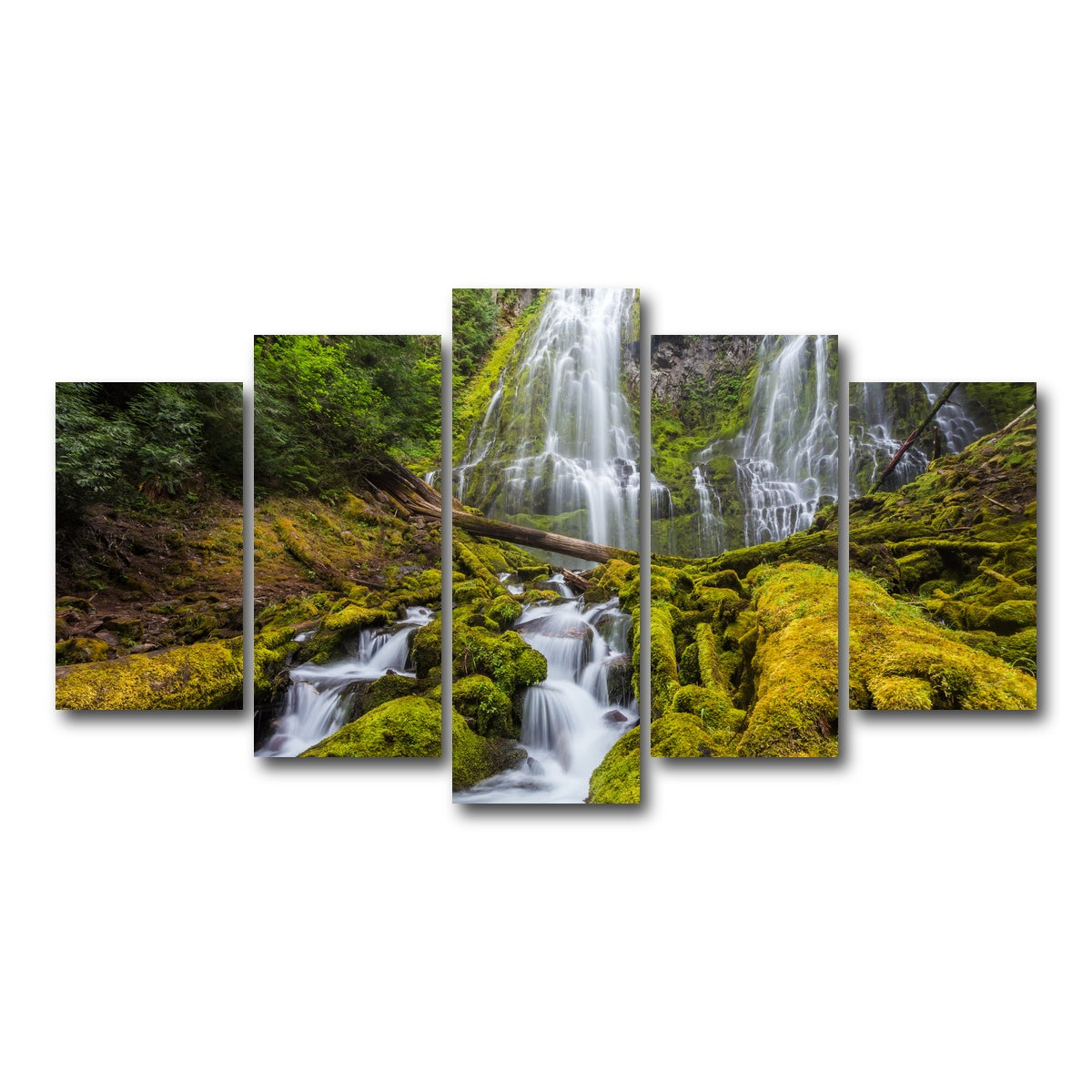 AUTO-MOCKUP WHITE | Proxy falls | 5 Piece | Gallery Wrap Canvas | group=5_normal