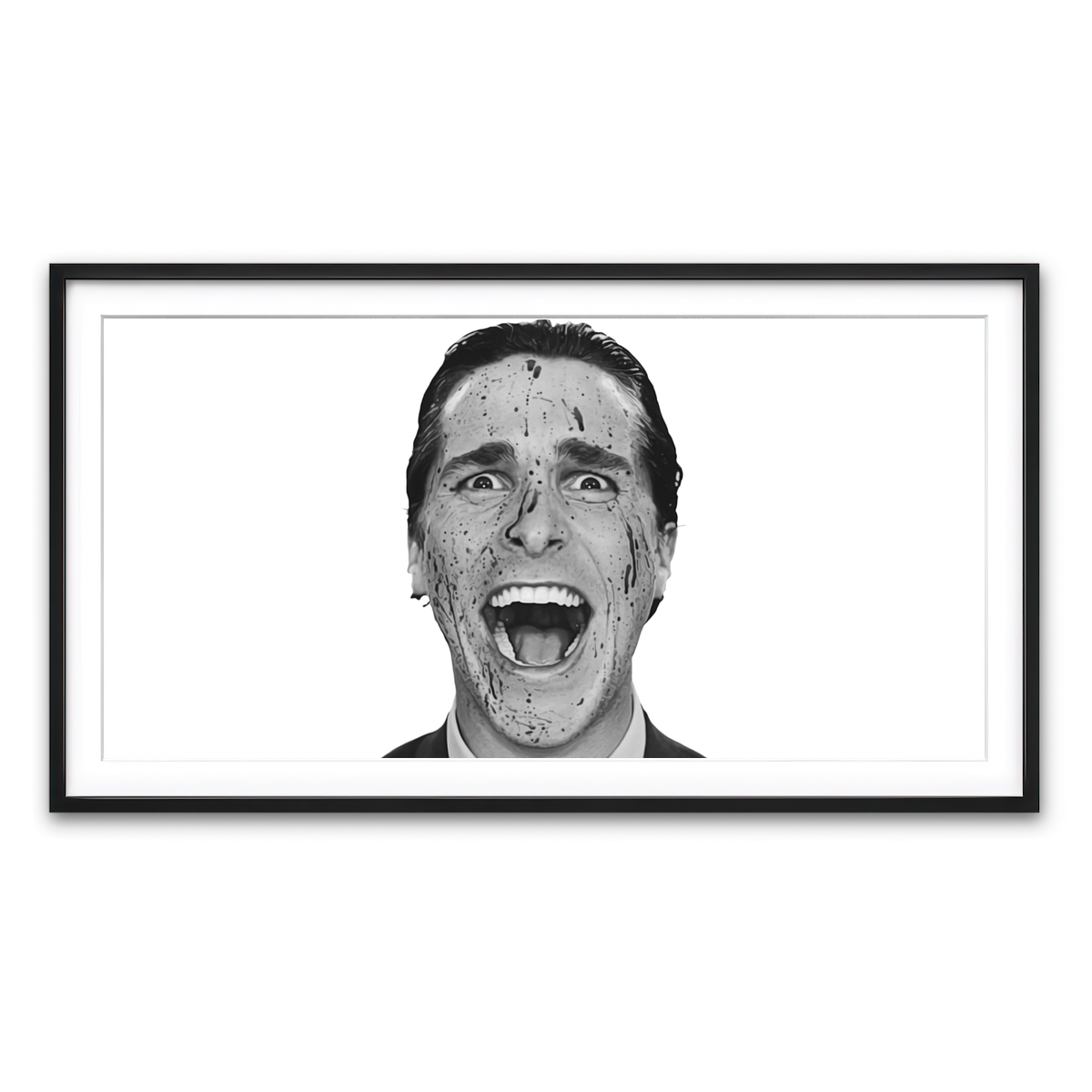 Framed Print 2x1 Black