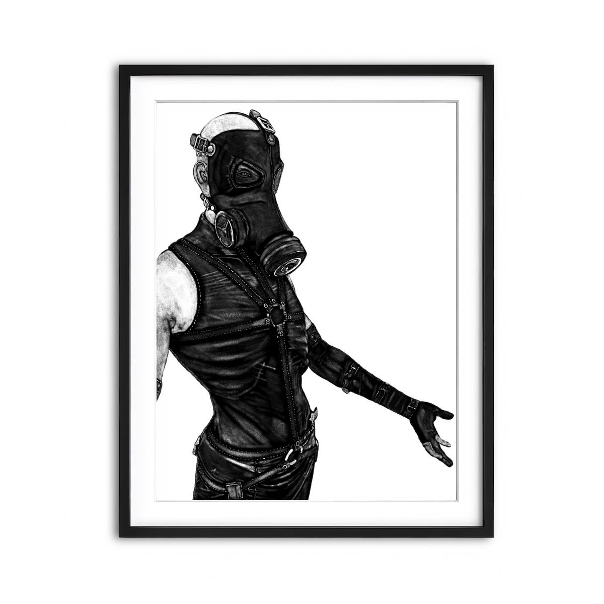 Framed Print 3x4 Black