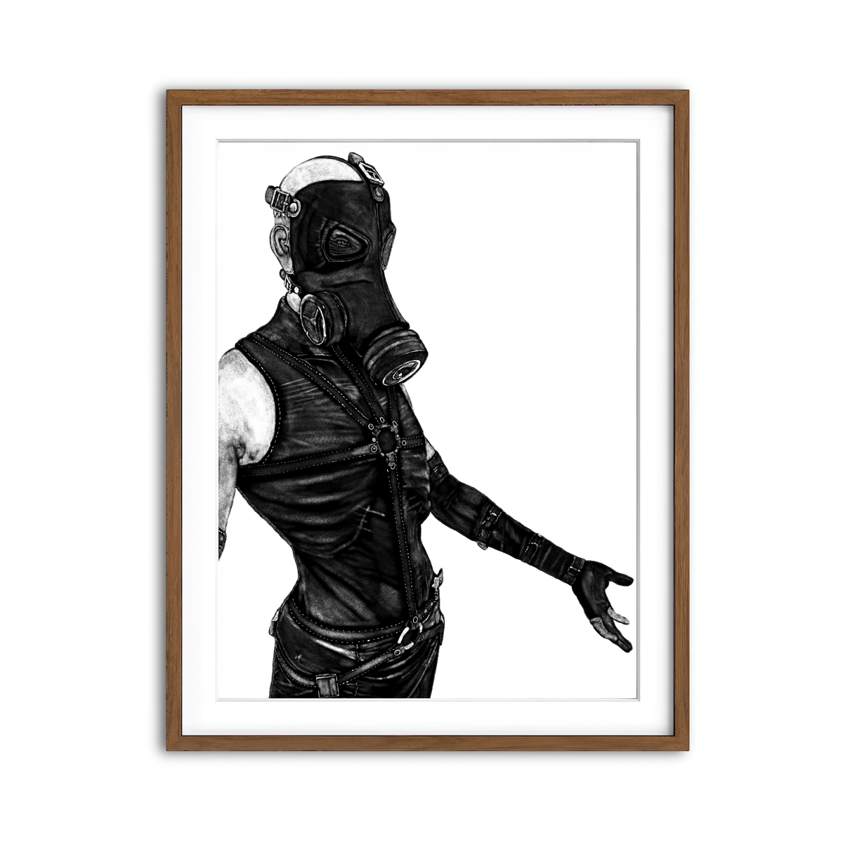 Framed Print 3x4 Walnut