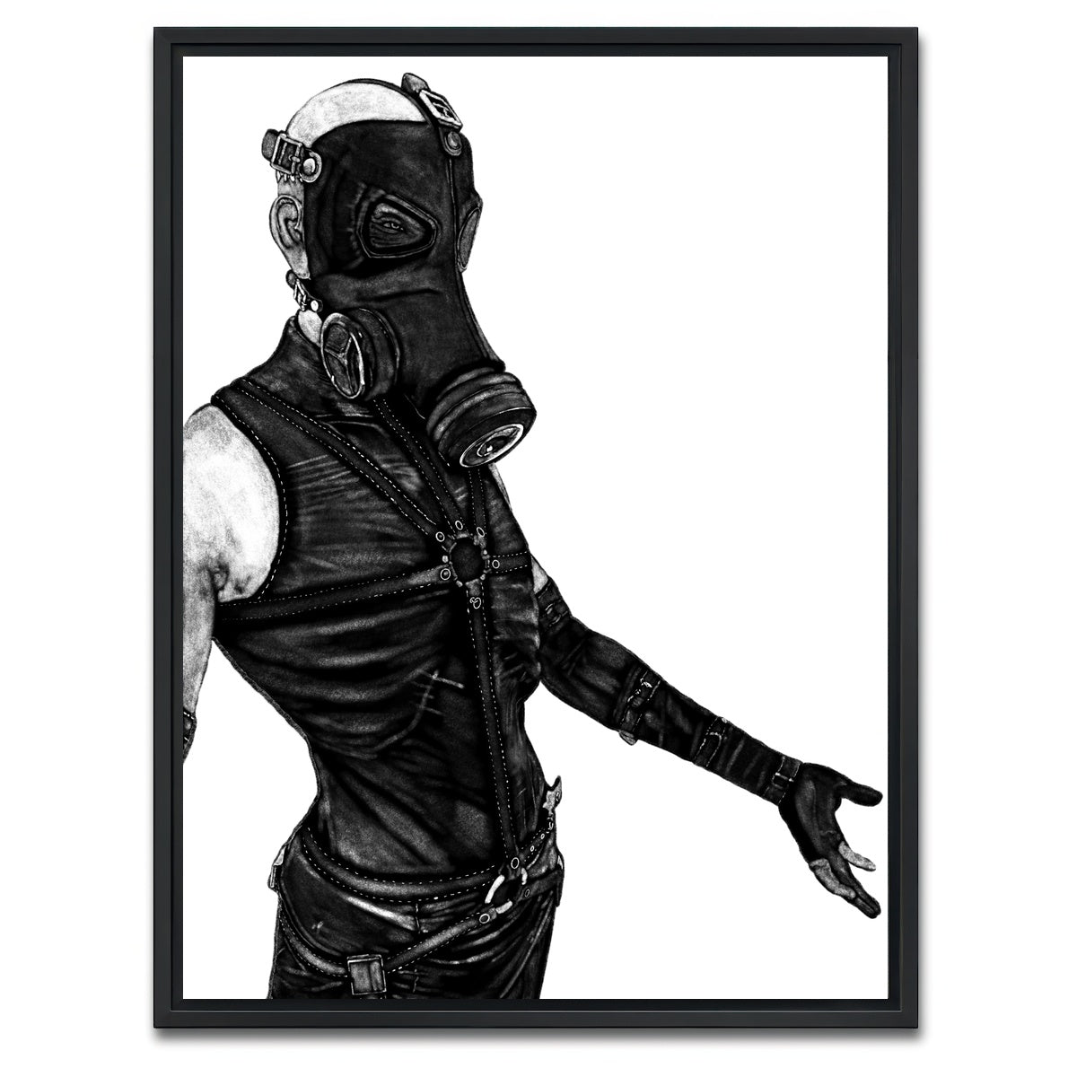 AUTO-MOCKUP WHITE | Psycho Mantis | 1 Piece | Black Framed Canvas | group=3x4