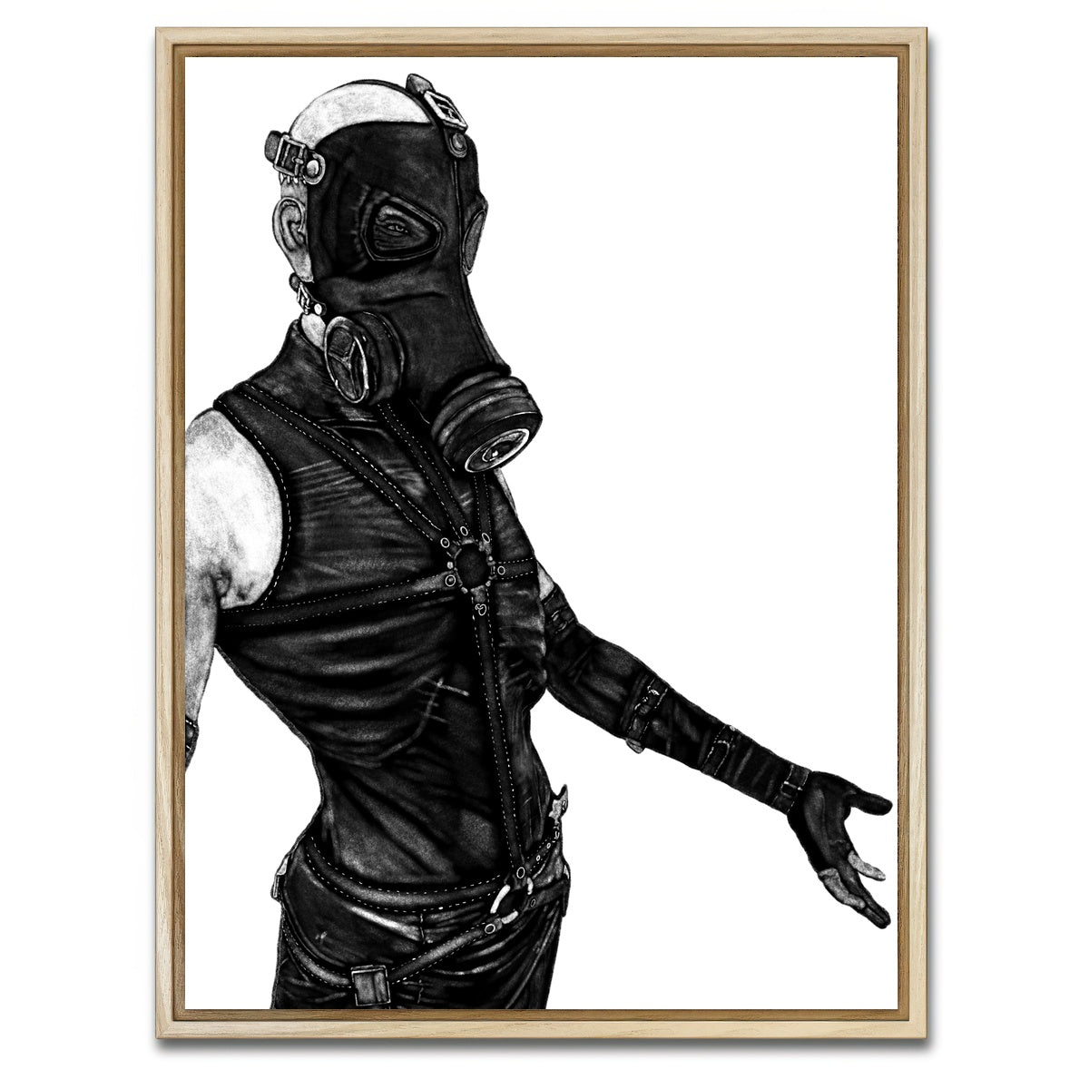 AUTO-MOCKUP WHITE | Psycho Mantis | 1 Piece | Natural Framed Canvas | group=3x4