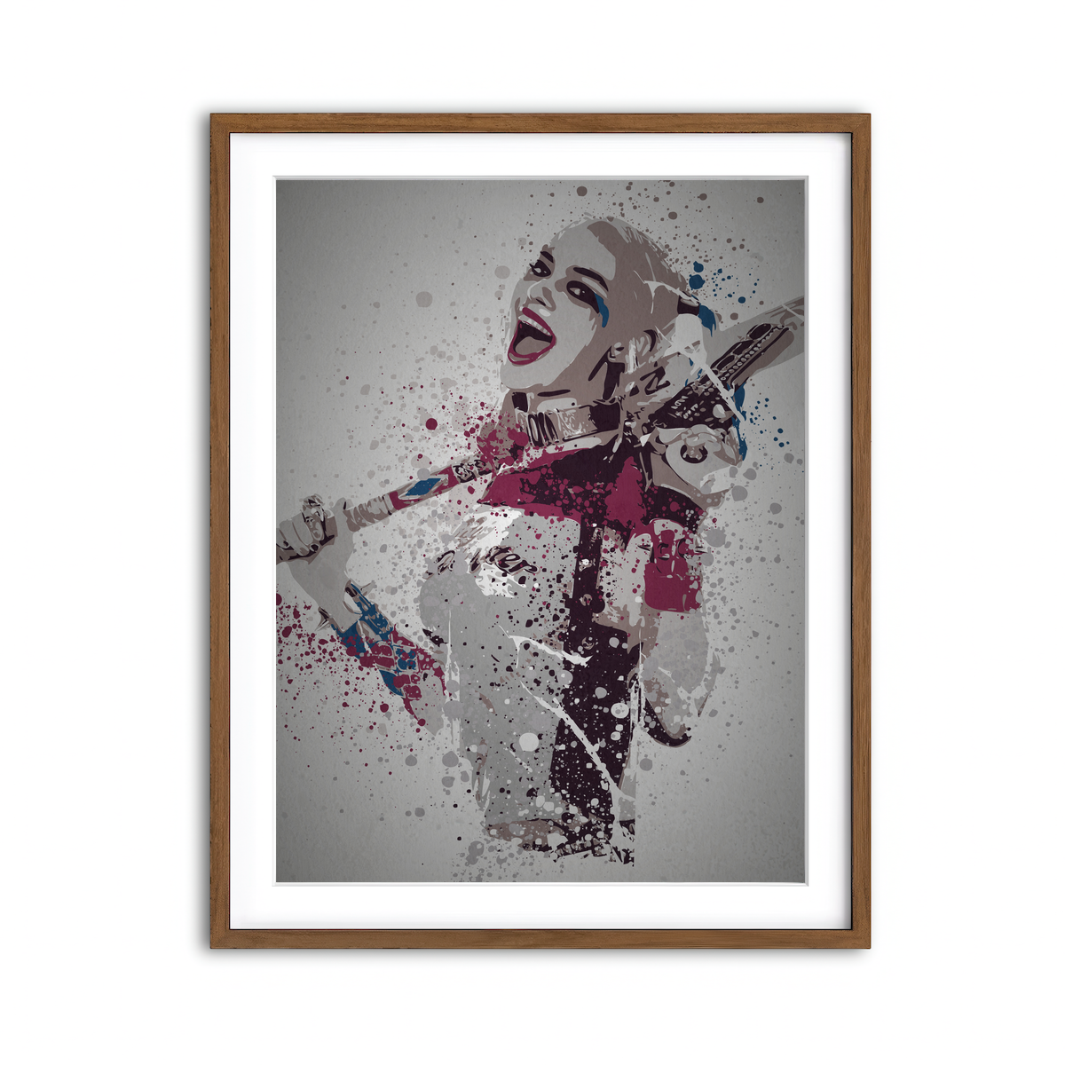 Framed Print 3x4 Walnut