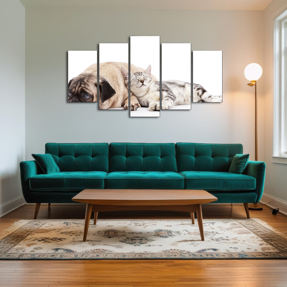 AUTO-MOCKUP ROOM | Pug and Cat