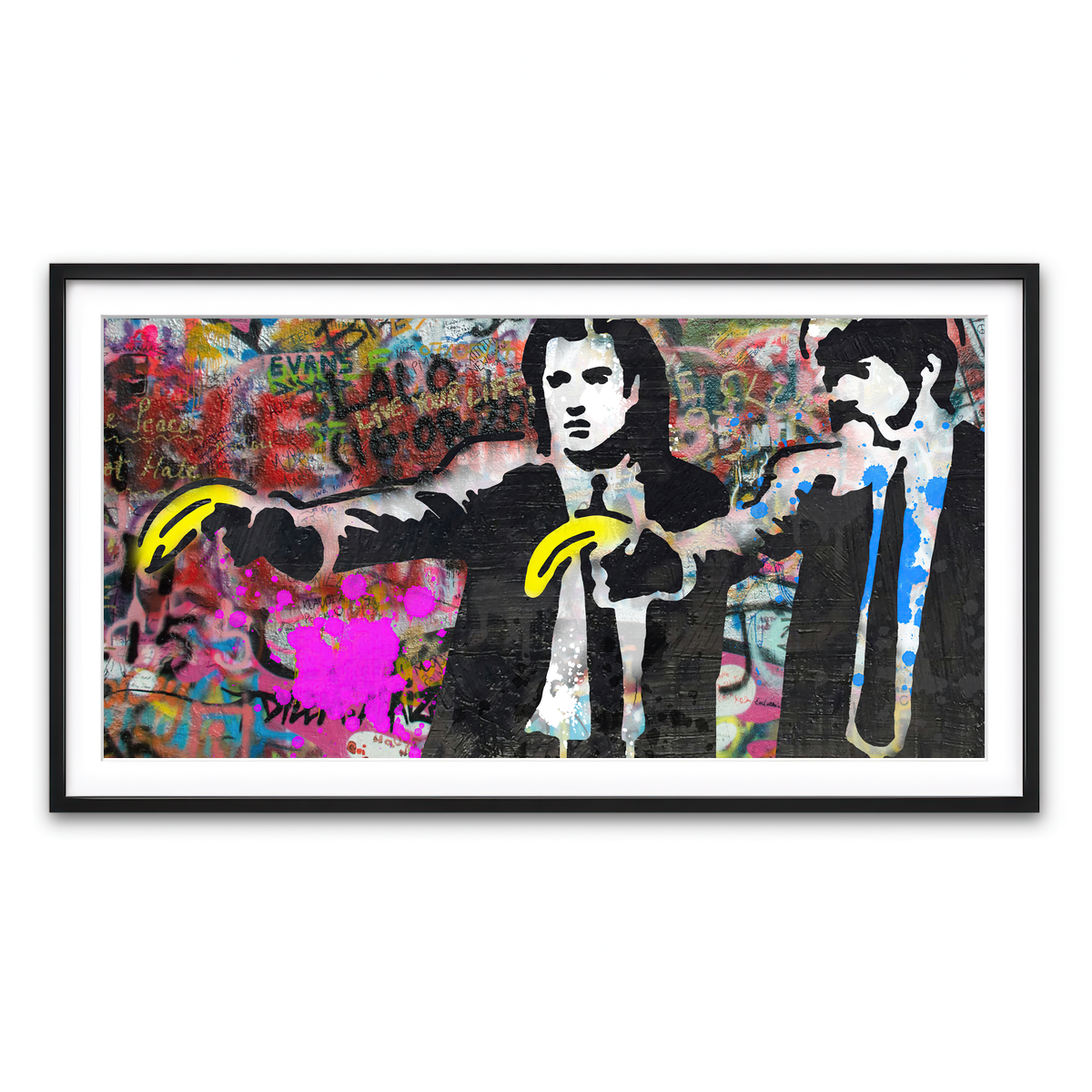 Framed Print 2x1 Black