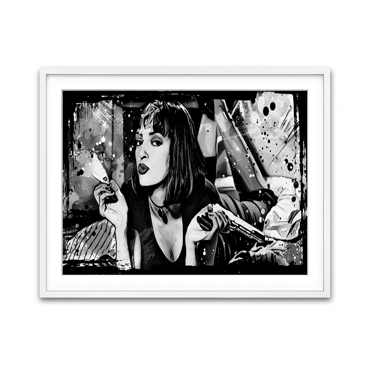 Framed Print 4x3 White