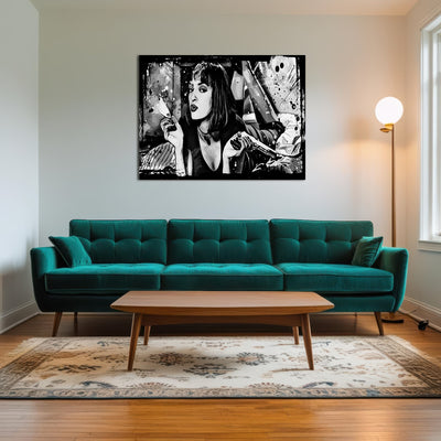 AUTO-MOCKUP ROOM | Pulp Fiction grayscale