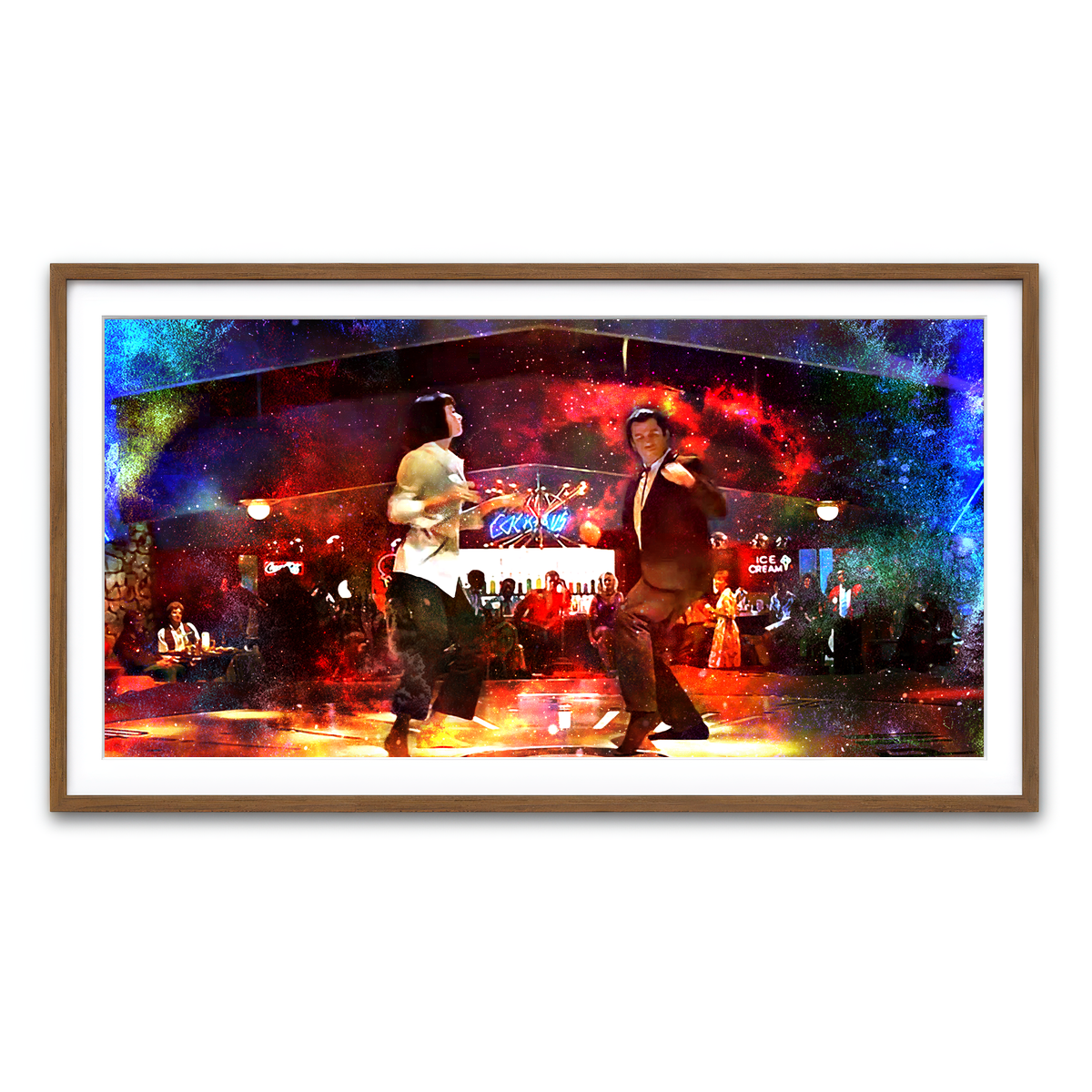 Framed Print 2x1 Walnut