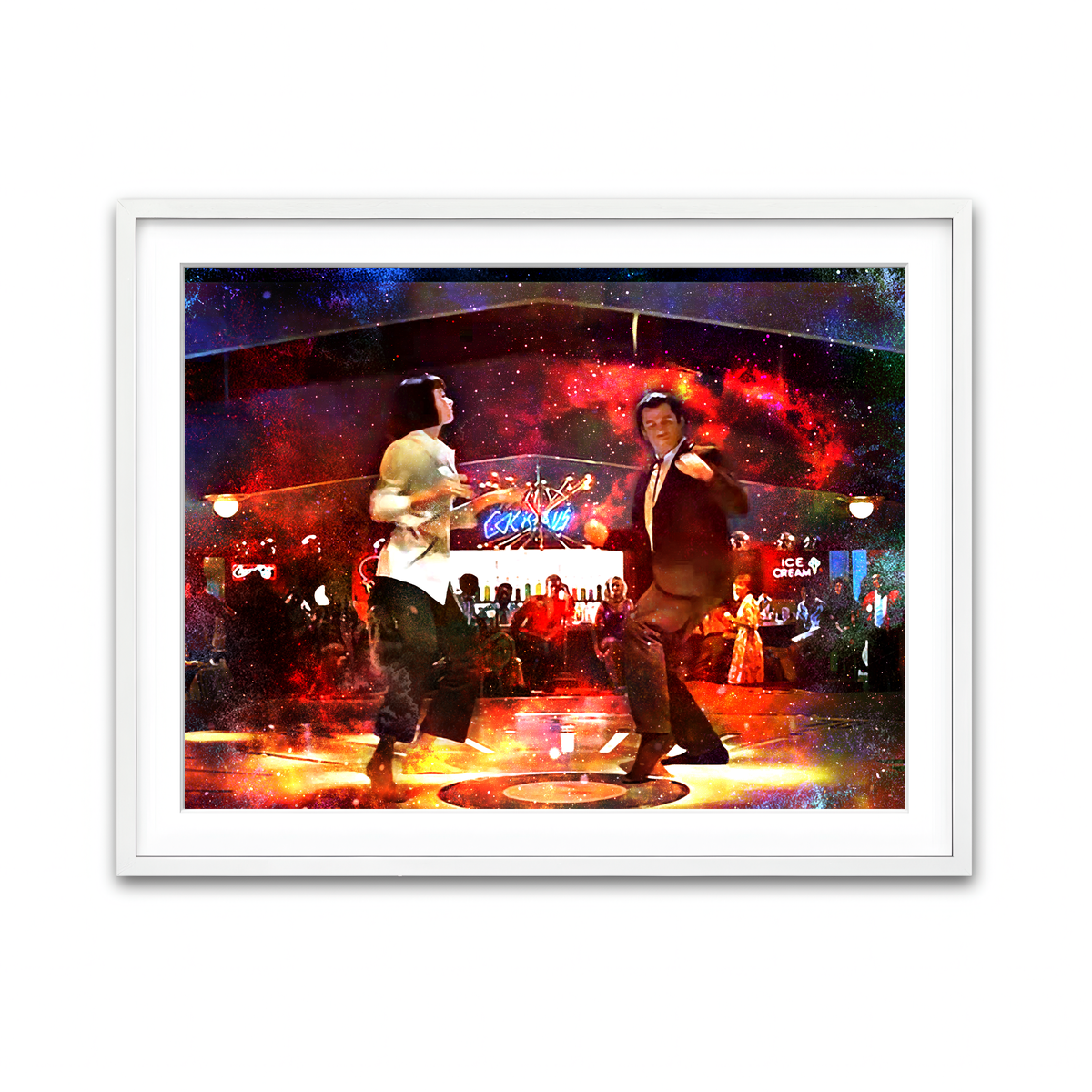 Framed Print 4x3 White