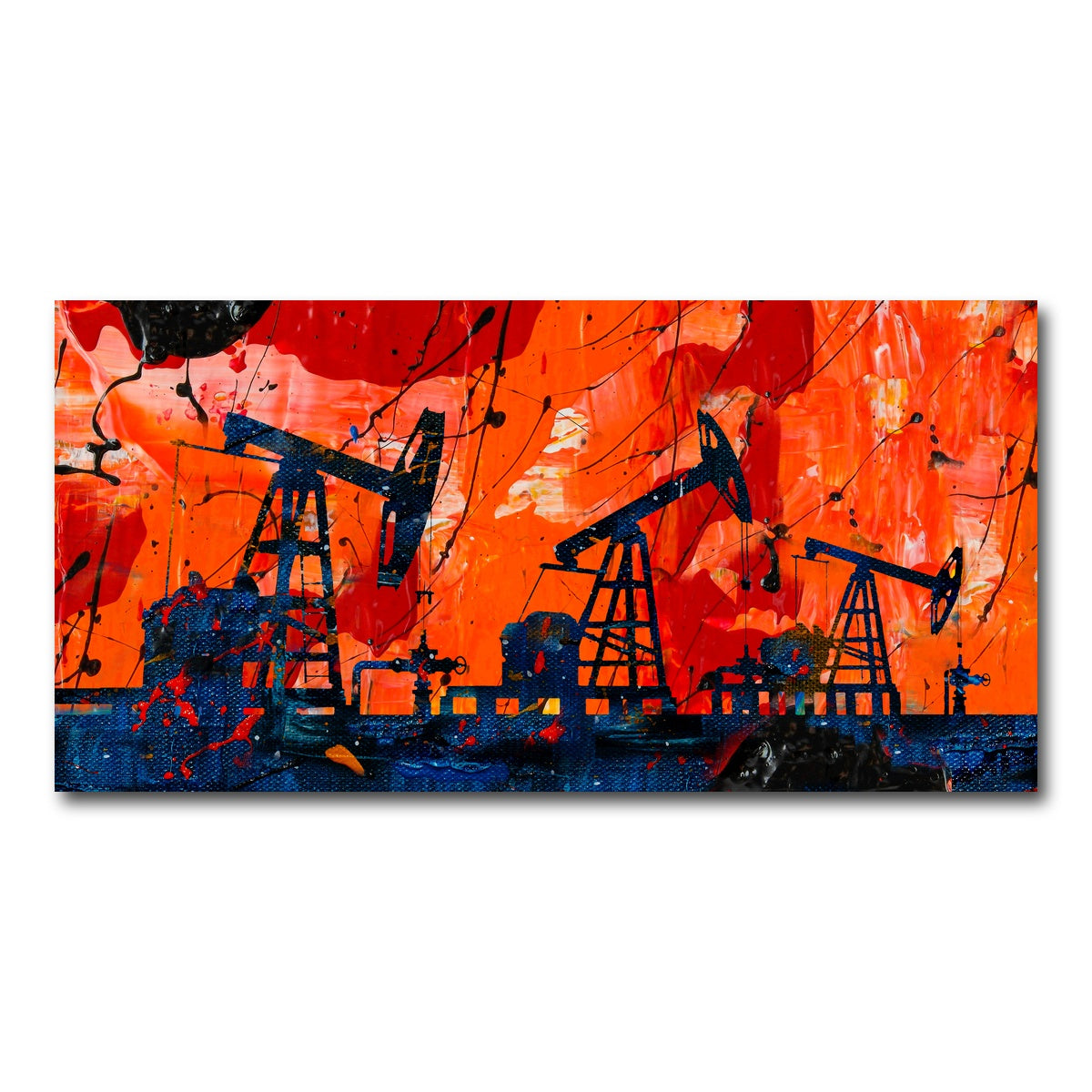 AUTO-MOCKUP WHITE | Pump Jack | 1 Piece | Gallery Wrap Canvas | group=2x1