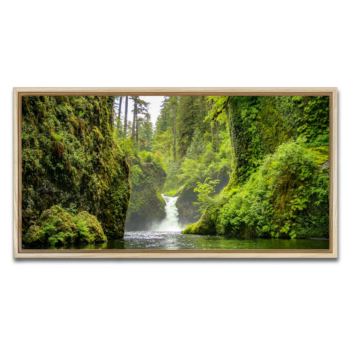 AUTO-MOCKUP WHITE | Punch bowl Falls | 1 Piece | Natural Framed Canvas | group=2x1