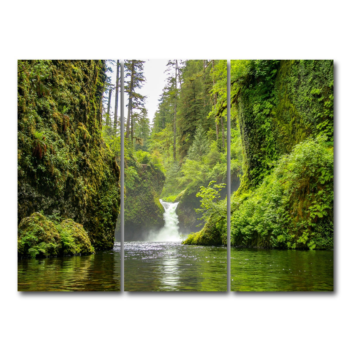 AUTO-MOCKUP WHITE | Punch bowl Falls | 3 Piece | Gallery Wrap Canvas | group=8x18