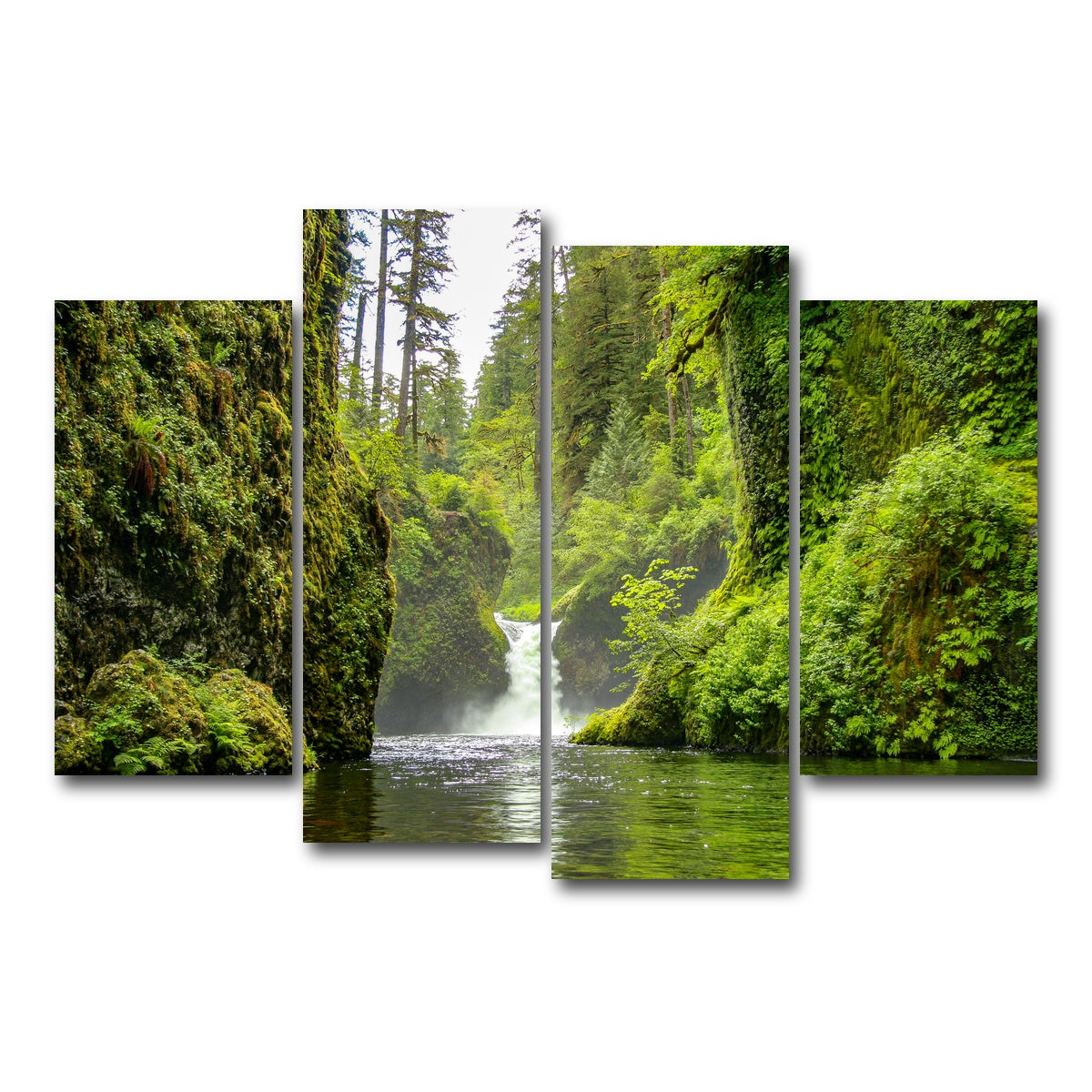 AUTO-MOCKUP WHITE | Punch bowl Falls | 4 Piece | Gallery Wrap Canvas | group=4_short