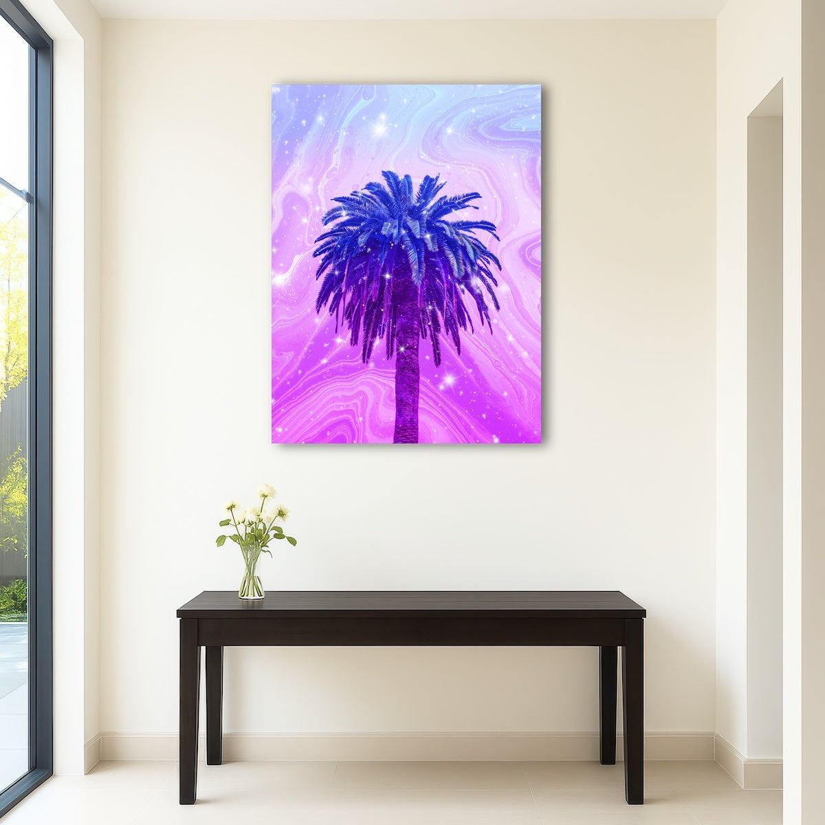AUTO-MOCKUP ROOM | Purple Palm tree