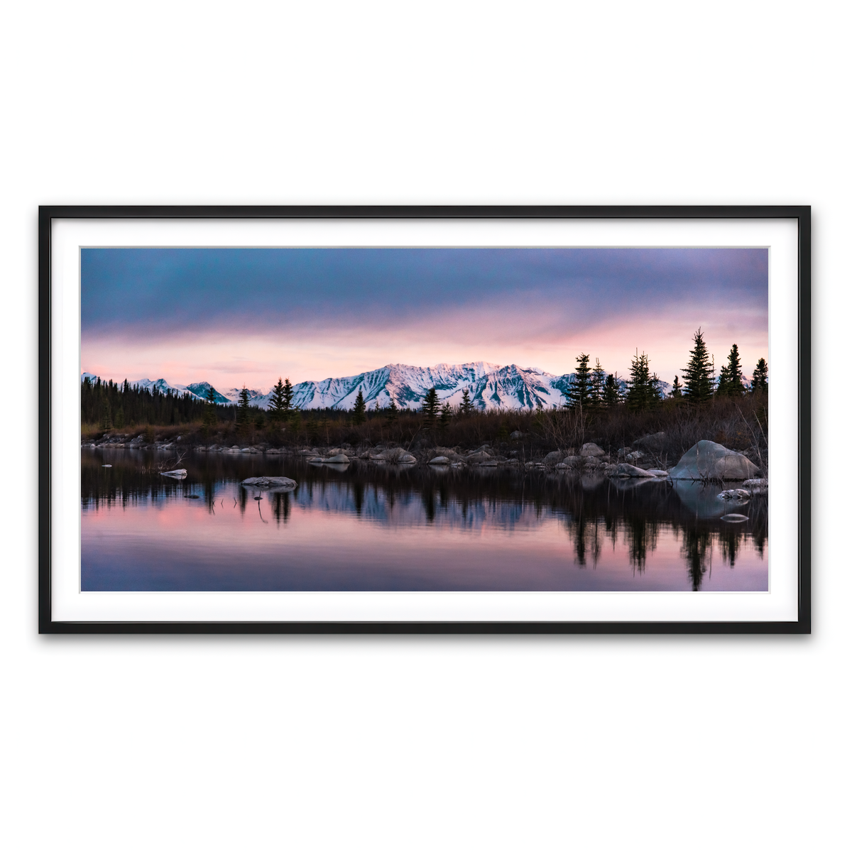 Framed Print 2x1 Black