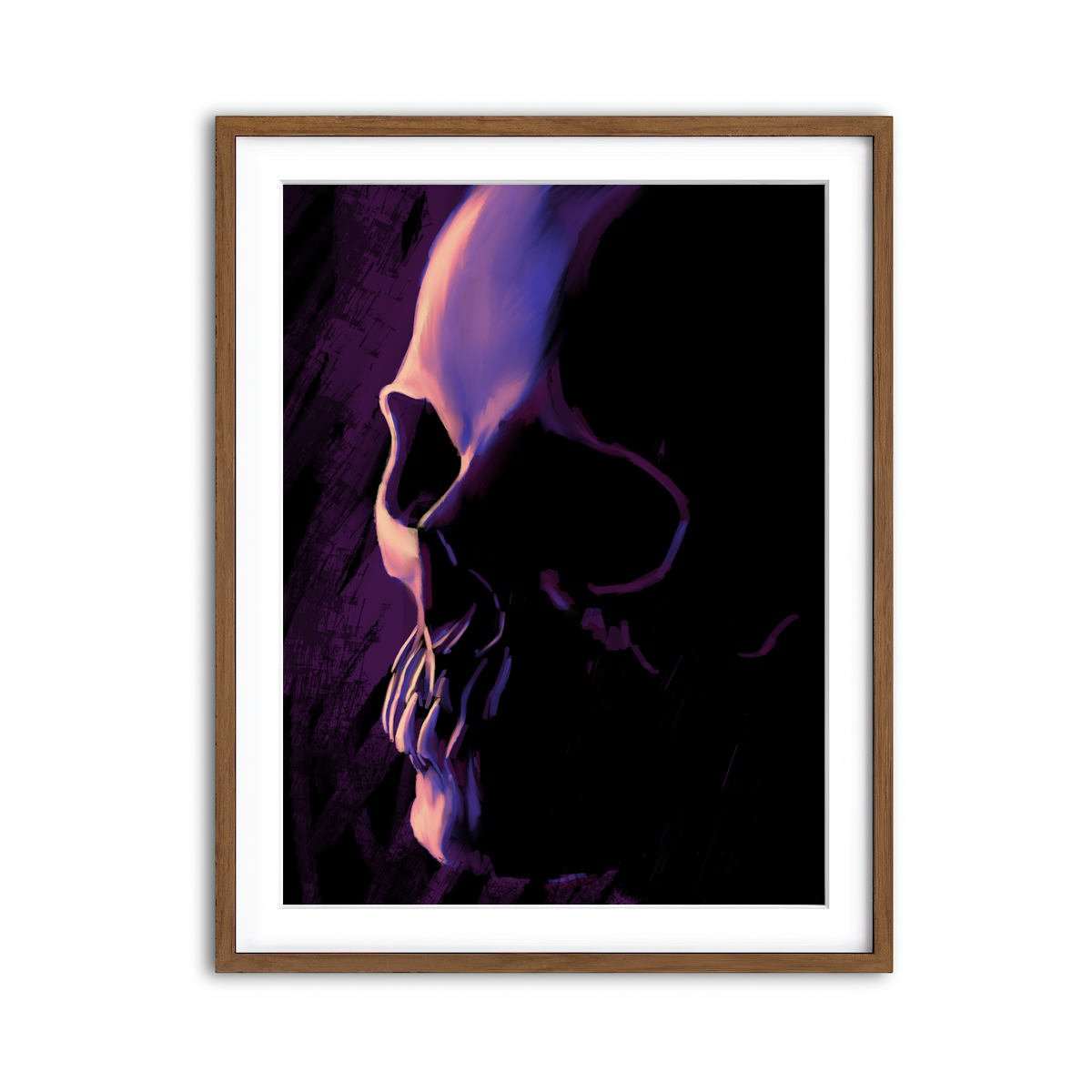 Framed Print 3x4 Walnut