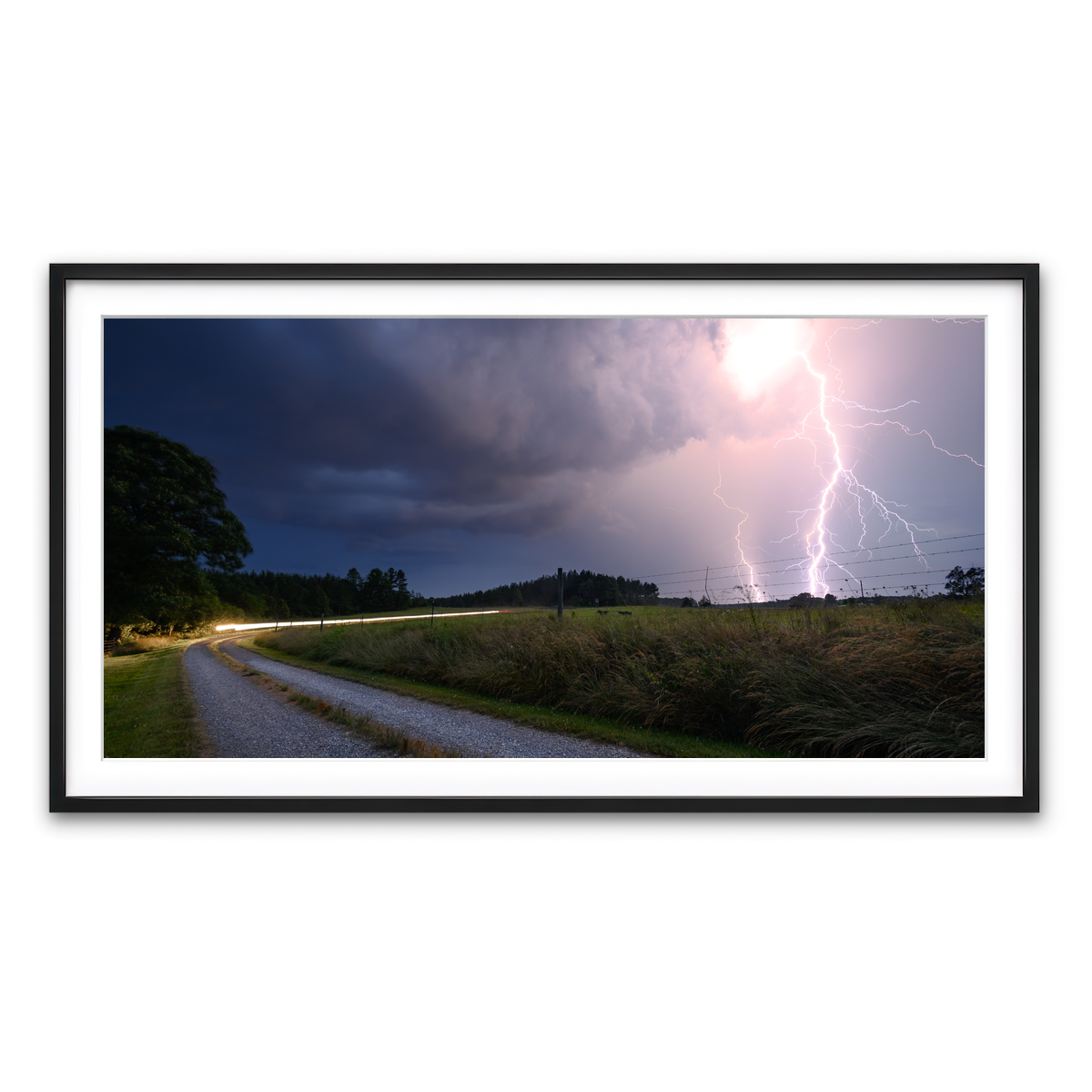 Framed Print 2x1 Black