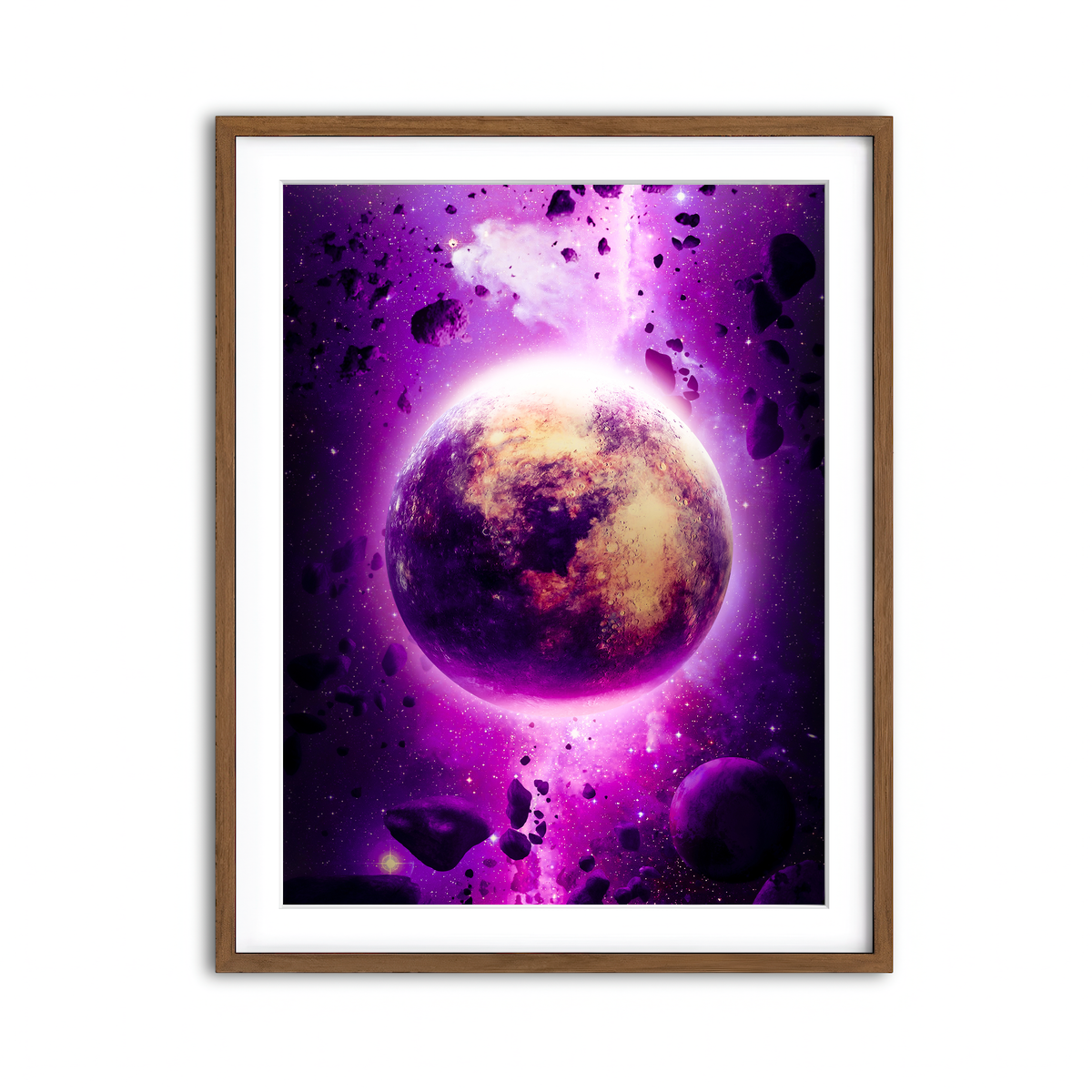 Framed Print 3x4 Walnut