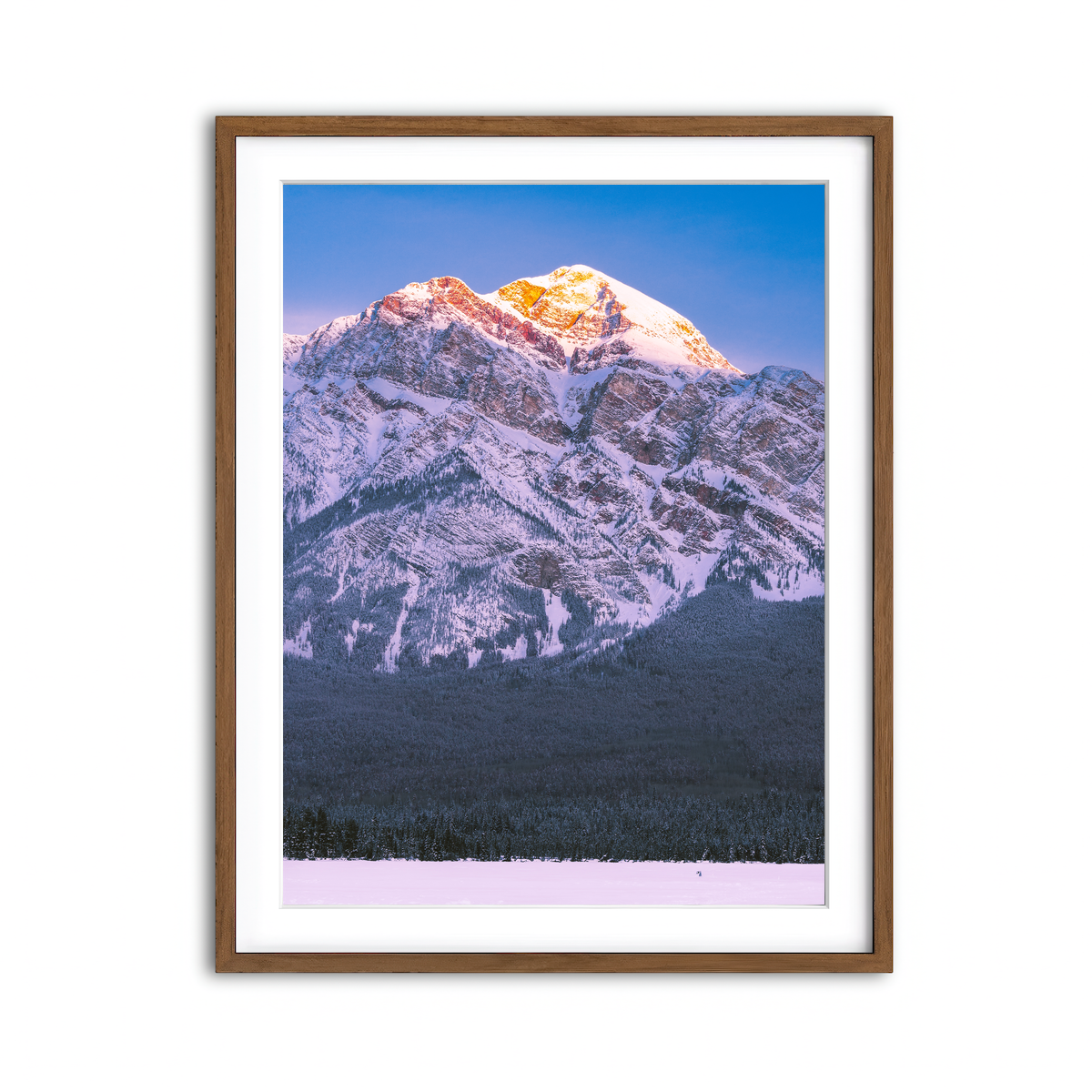 Framed Print 3x4 Walnut