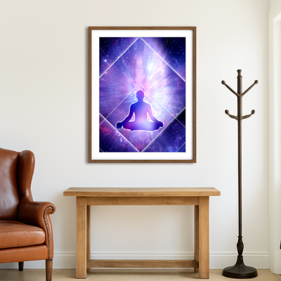 AUTO-MOCKUP ROOM | Pyramid of Healing Wall Art