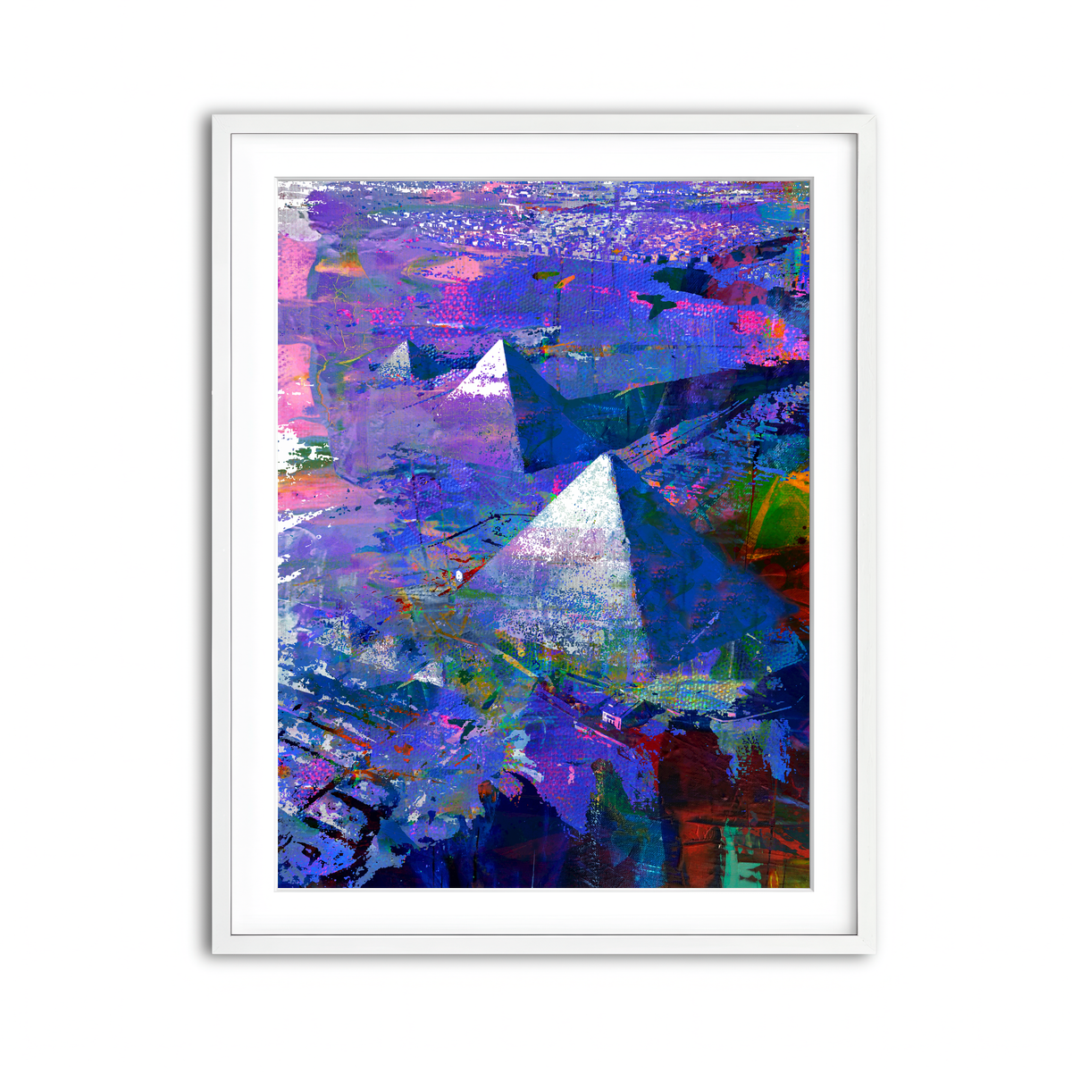 Framed Print 3x4 White