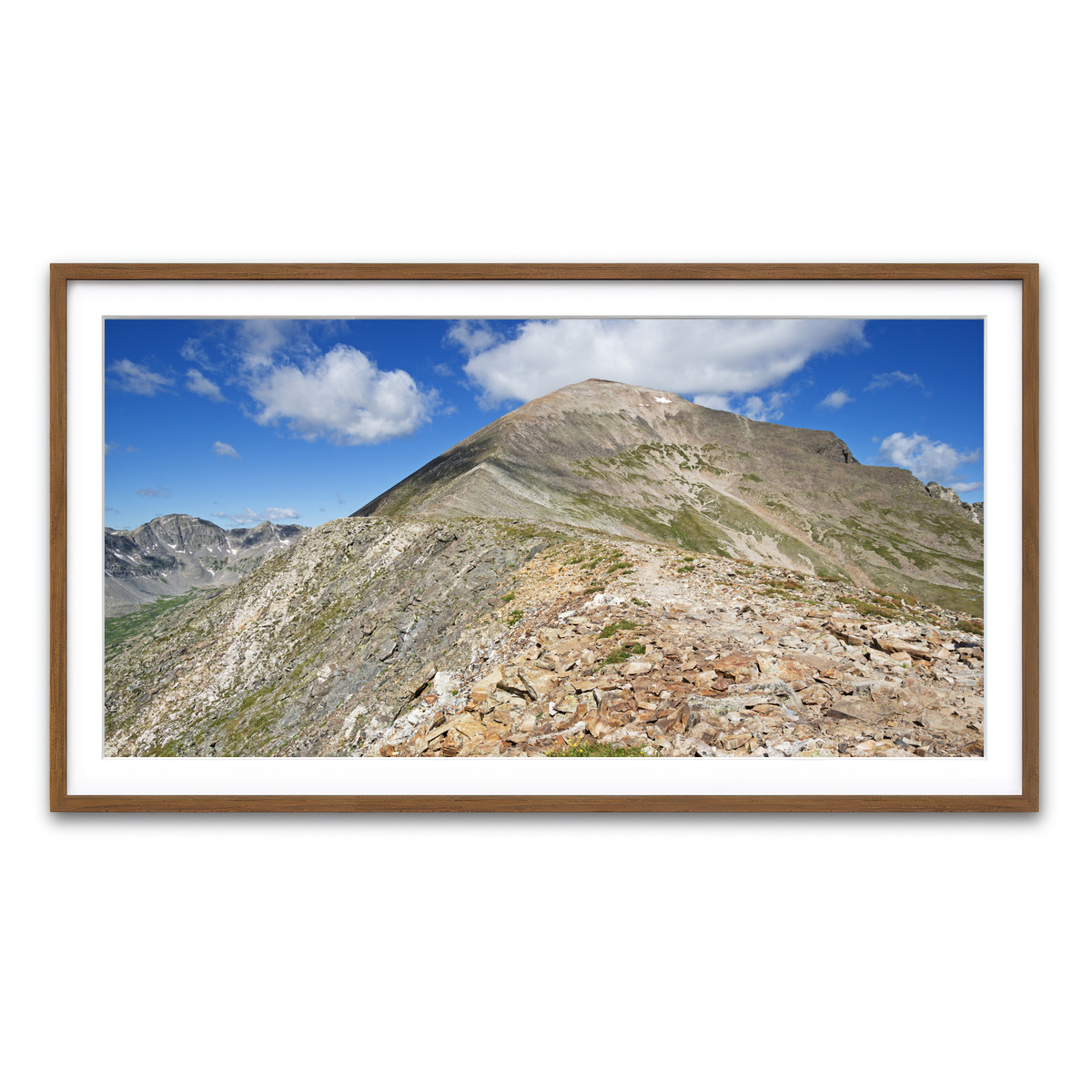 Framed Print 2x1 Walnut