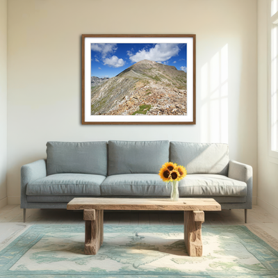 AUTO-MOCKUP ROOM | Quandary Peak Wall Art