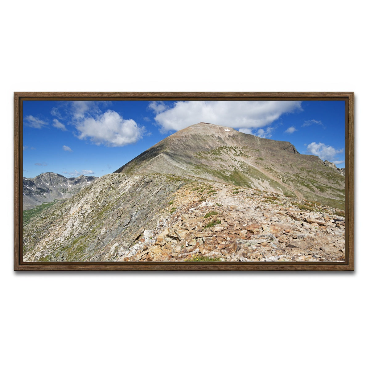 AUTO-MOCKUP WHITE | Quandary Peak | 1 Piece | Walnut Framed Canvas | group=2x1