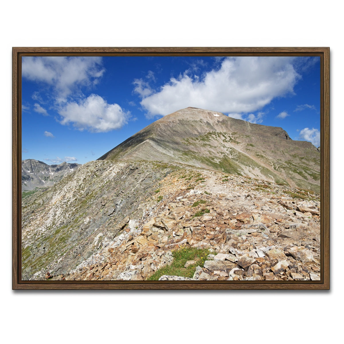 AUTO-MOCKUP WHITE | Quandary Peak | 1 Piece | Walnut Framed Canvas | group=4x3