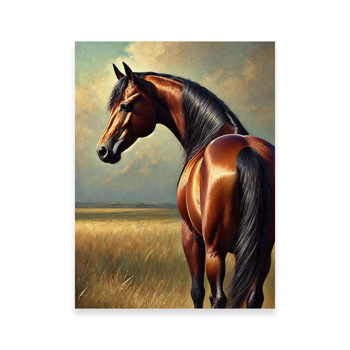 Quarter Horse Painting Wall Art