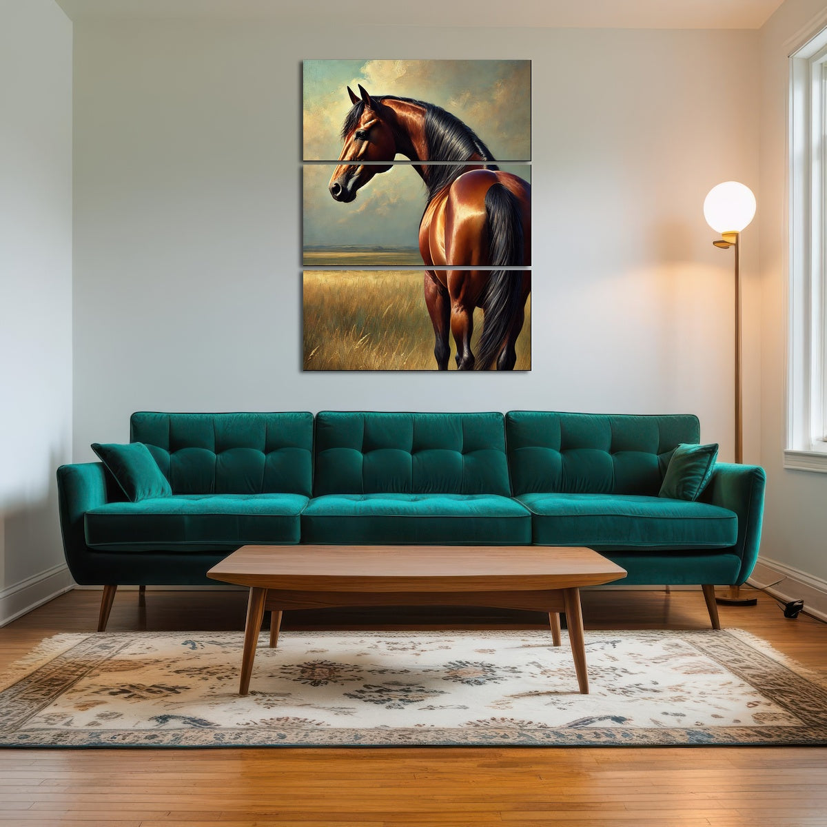 AUTO-MOCKUP ROOM | Quarter Horse Painting
