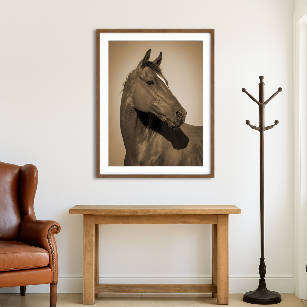 AUTO-MOCKUP ROOM | Quarter Horse Wall Art