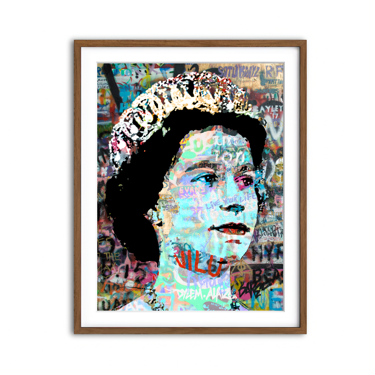 Framed Print 3x4 Walnut