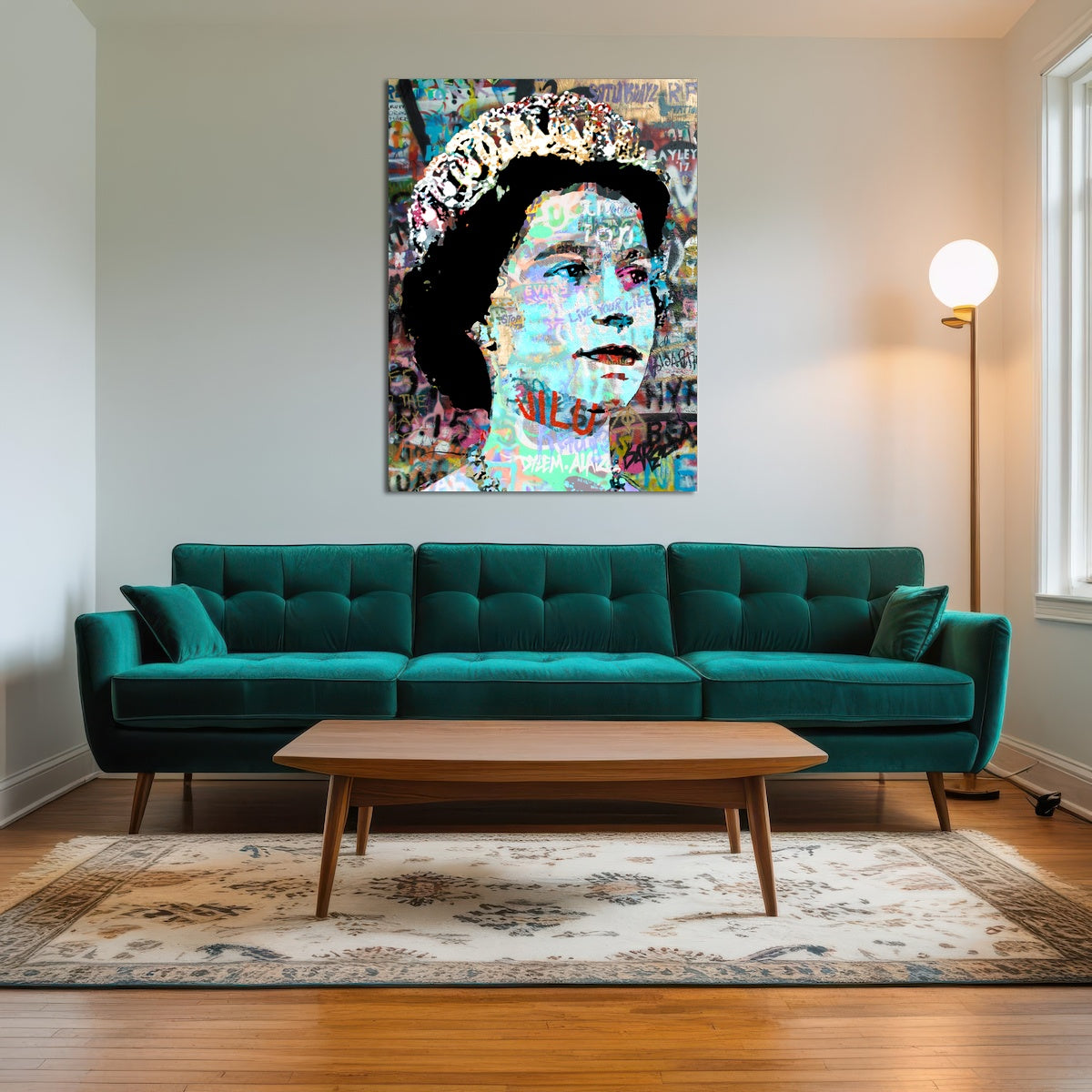 AUTO-MOCKUP ROOM | Queen Heavy Graffiti