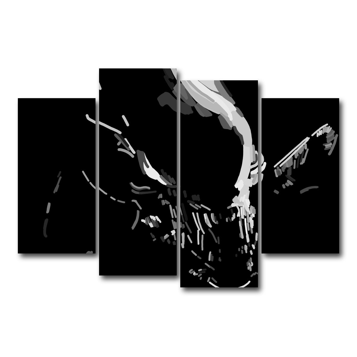 AUTO-MOCKUP WHITE | Queen | 4 Piece | Gallery Wrap Canvas | group=4_short