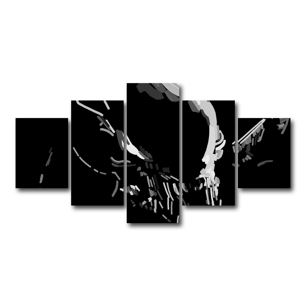 AUTO-MOCKUP WHITE | Queen | 5 Piece | Gallery Wrap Canvas | group=5_short