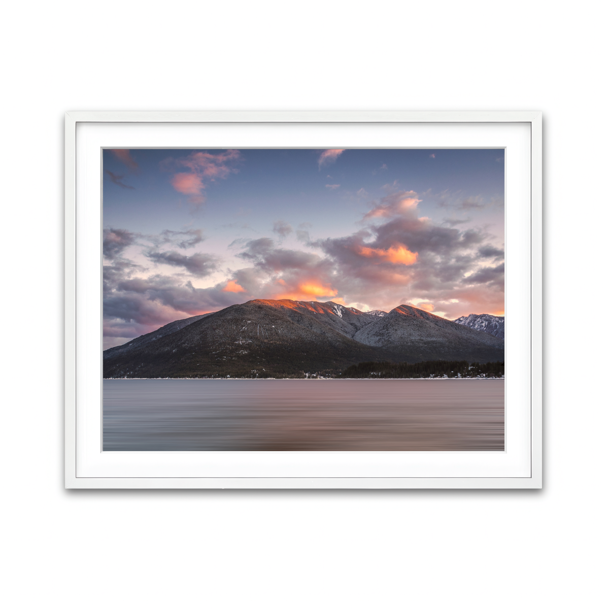 Framed Print 4x3 White