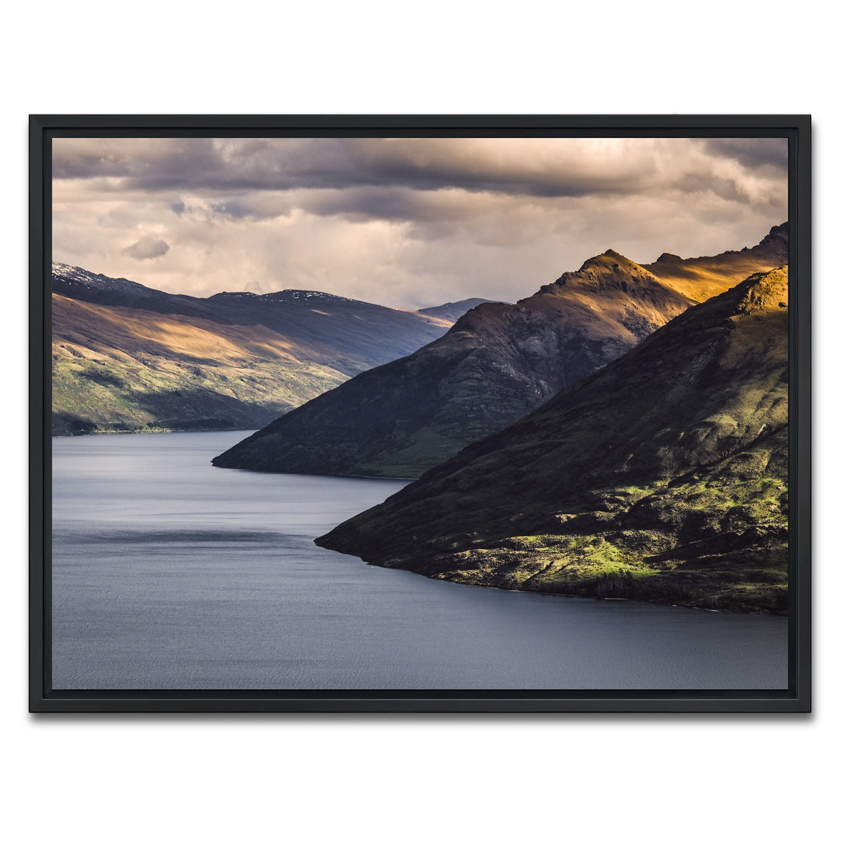 AUTO-MOCKUP WHITE | Queenstown Peaks | 1 Piece | Black Framed Canvas | group=4x3