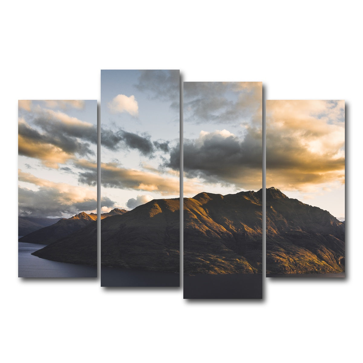 AUTO-MOCKUP WHITE | Queenstown Sky | 4 Piece | Gallery Wrap Canvas | group=4_normal