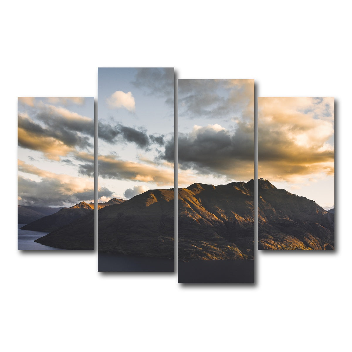 AUTO-MOCKUP WHITE | Queenstown Sky | 4 Piece | Gallery Wrap Canvas | group=4_short