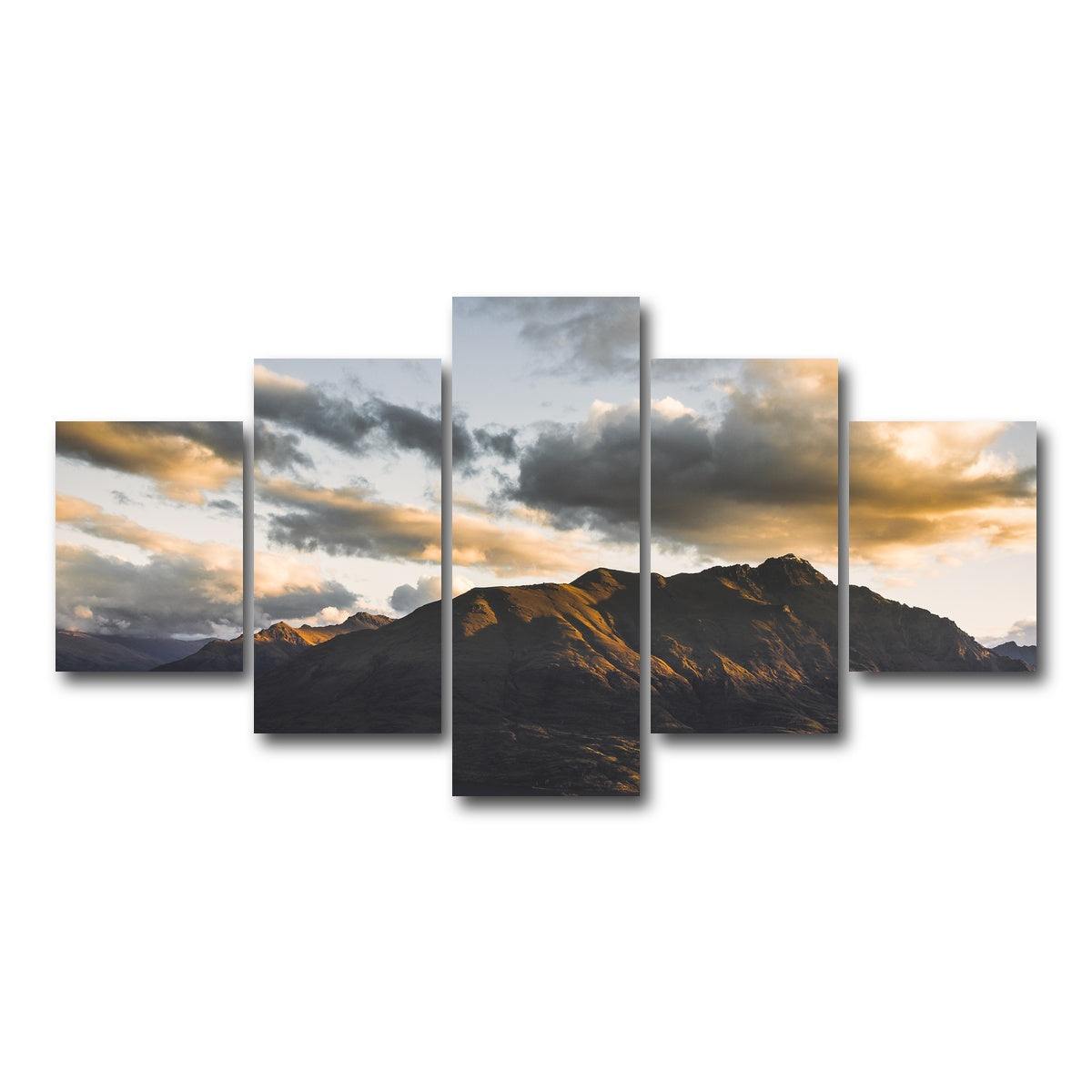 AUTO-MOCKUP WHITE | Queenstown Sky | 5 Piece | Gallery Wrap Canvas | group=5_short