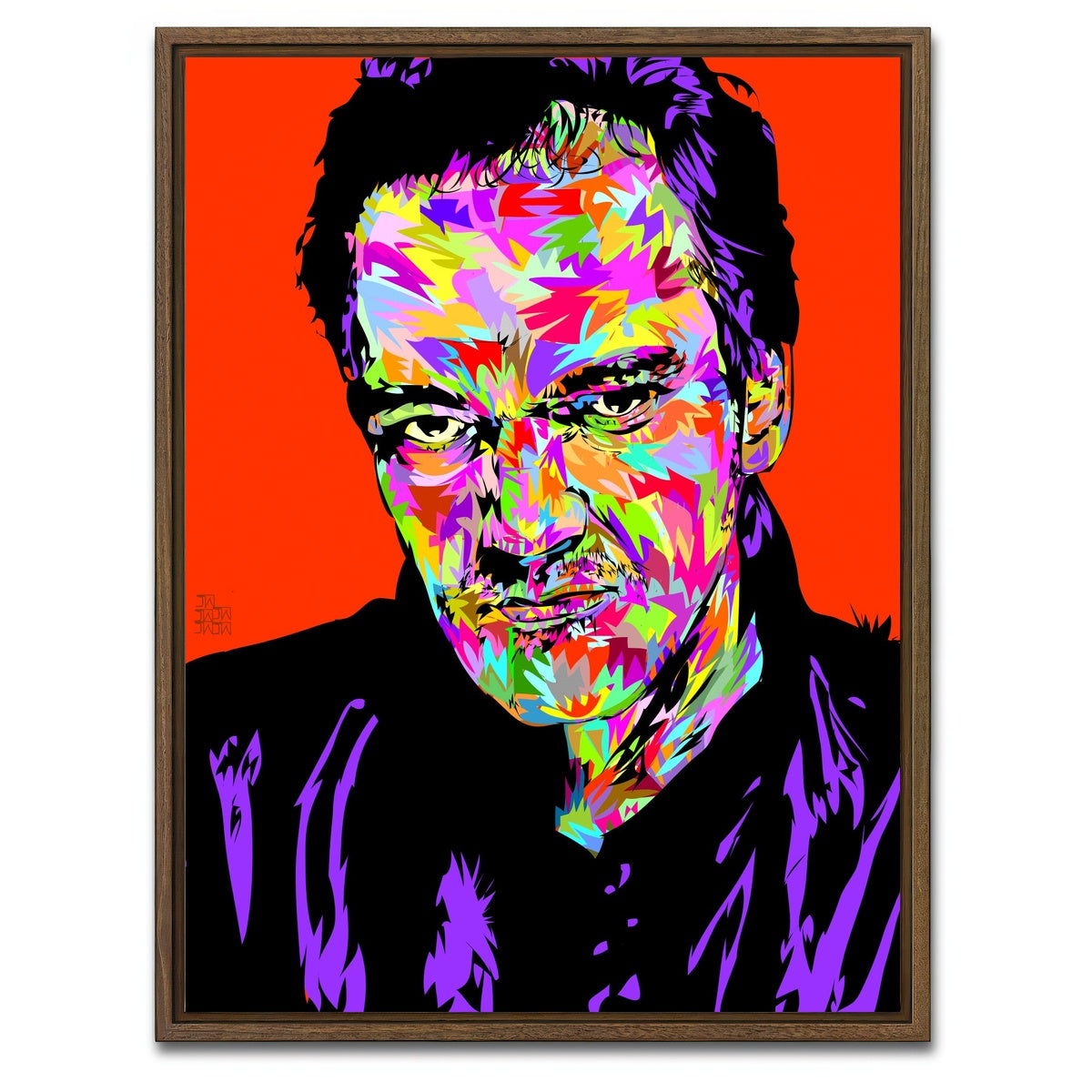 AUTO-MOCKUP WHITE | Quentin | 1 Piece | Walnut Framed Canvas | group=3x4